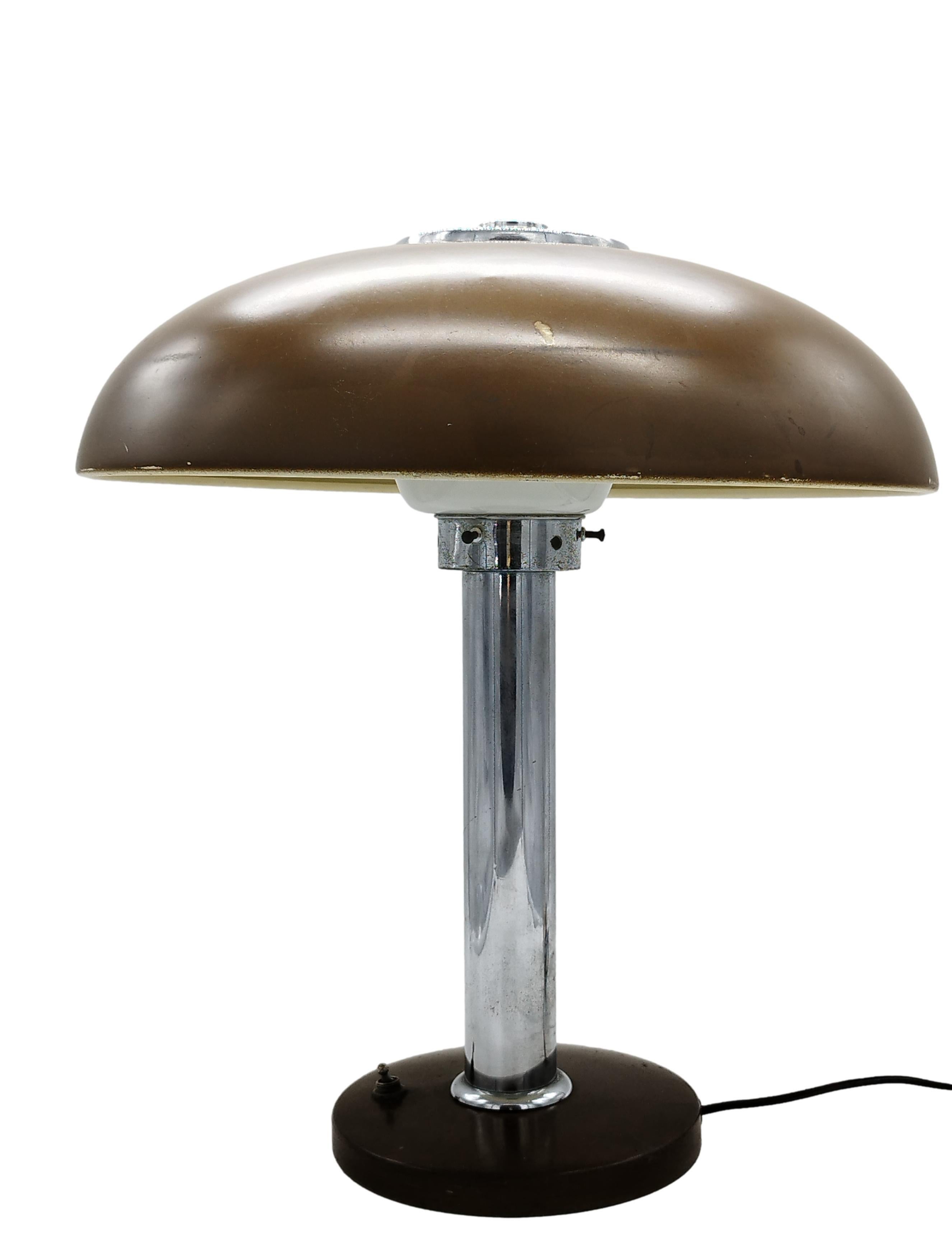 Mid-Century Modern Gio Ponti for Ugo Pollice Model 546 Table Lamp, Italy, 1940s For Sale