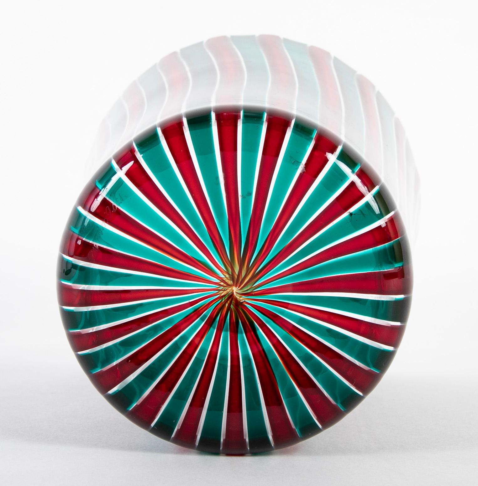 Gio Ponti for Venini Red and Green 