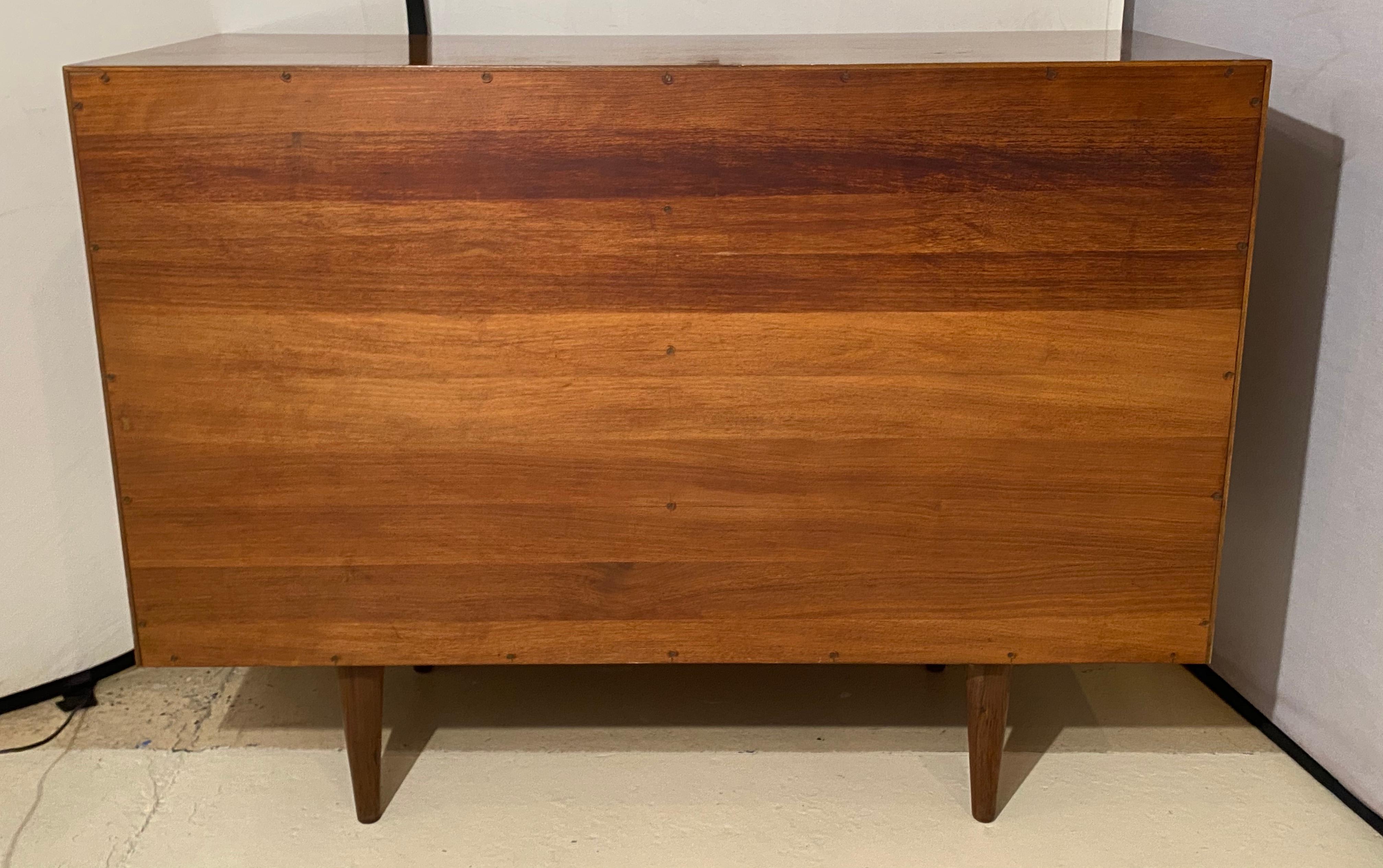 Gio Ponti, Singer and Sons, Italian Mid-Century Modern, Walnut, Chest, 1950s For Sale 8