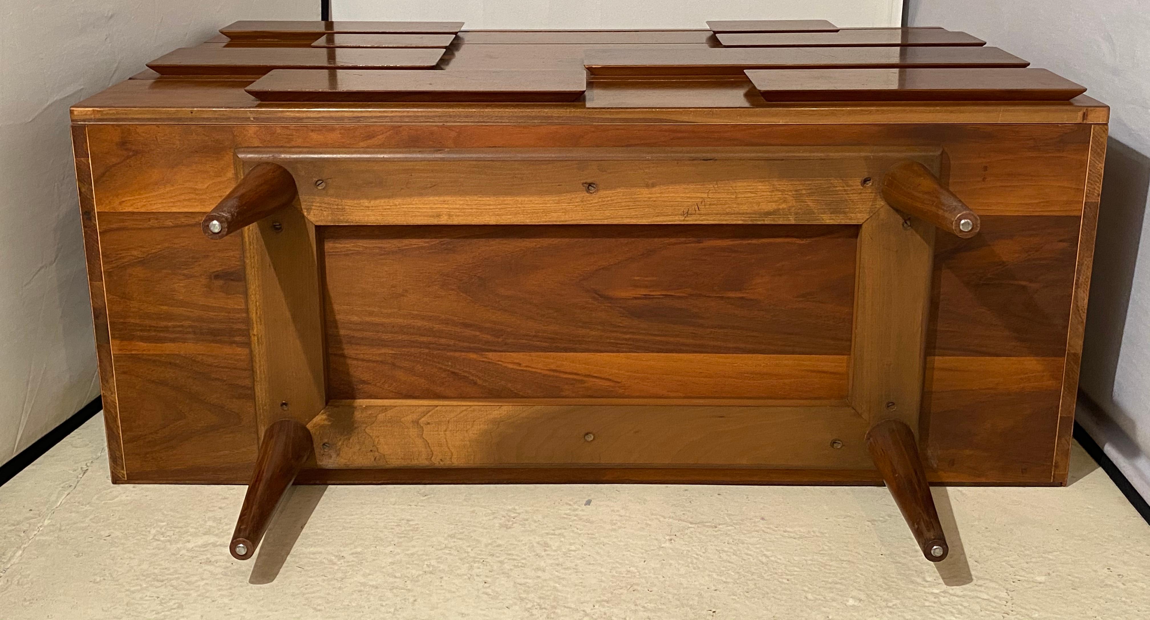 Gio Ponti, Singer and Sons, Italian Mid-Century Modern, Walnut, Chest, 1950s For Sale 9