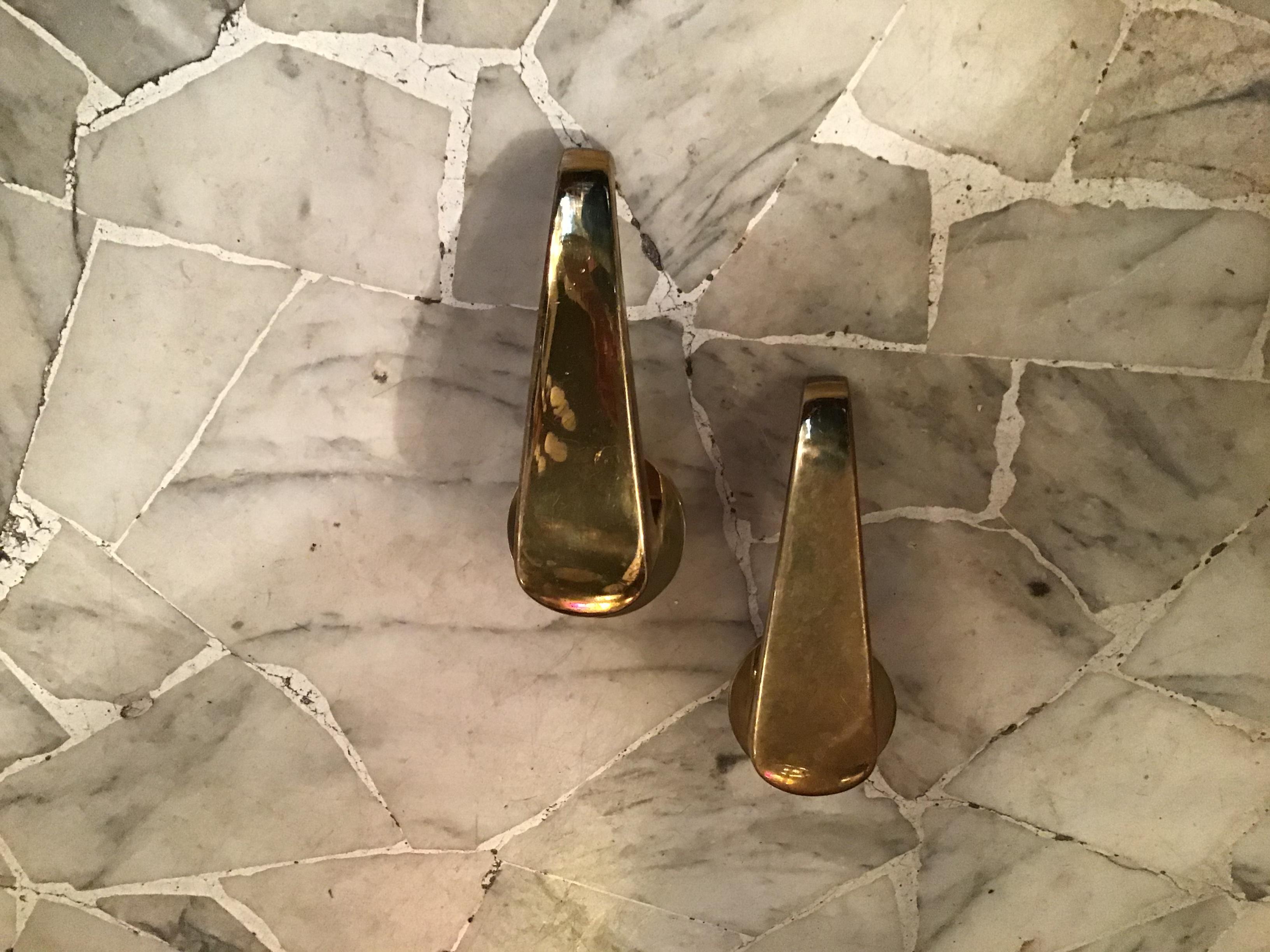 Gio' Ponti maniglie in ottone, 1950
Italia.