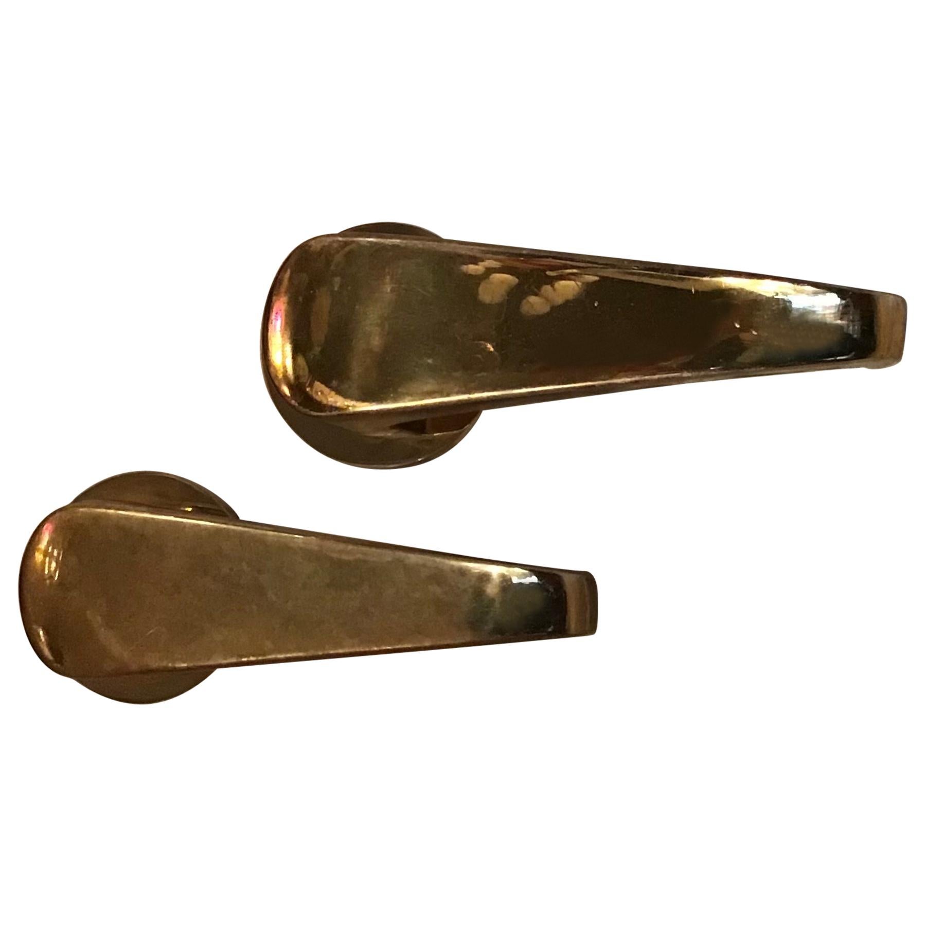 Gio’ Ponti Handles Brass, 1950, Italy