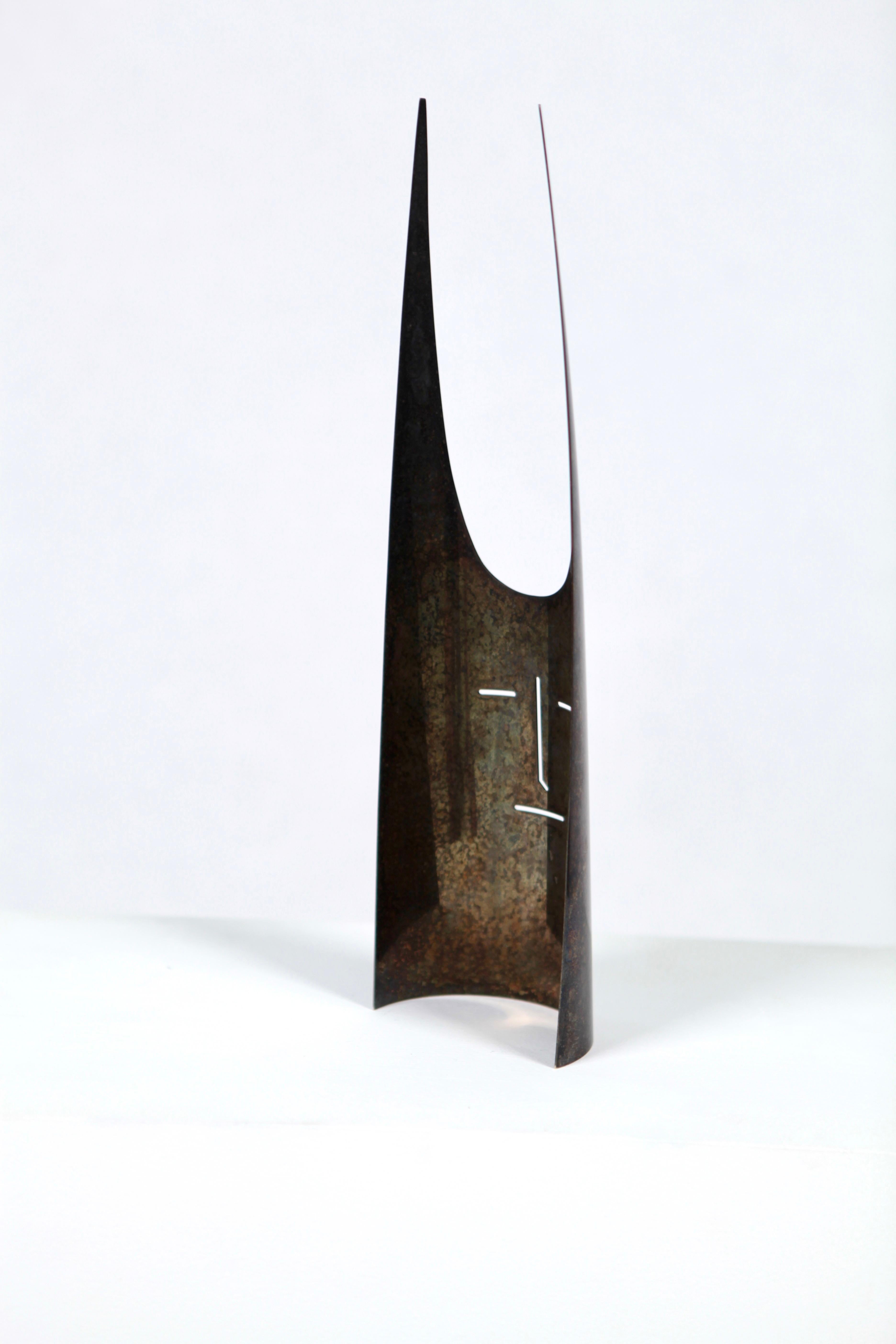 Late 20th Century Gio Ponti, 'Horned Mask', Silver Plated Bottle Cover, Sabattini, Italy 1978