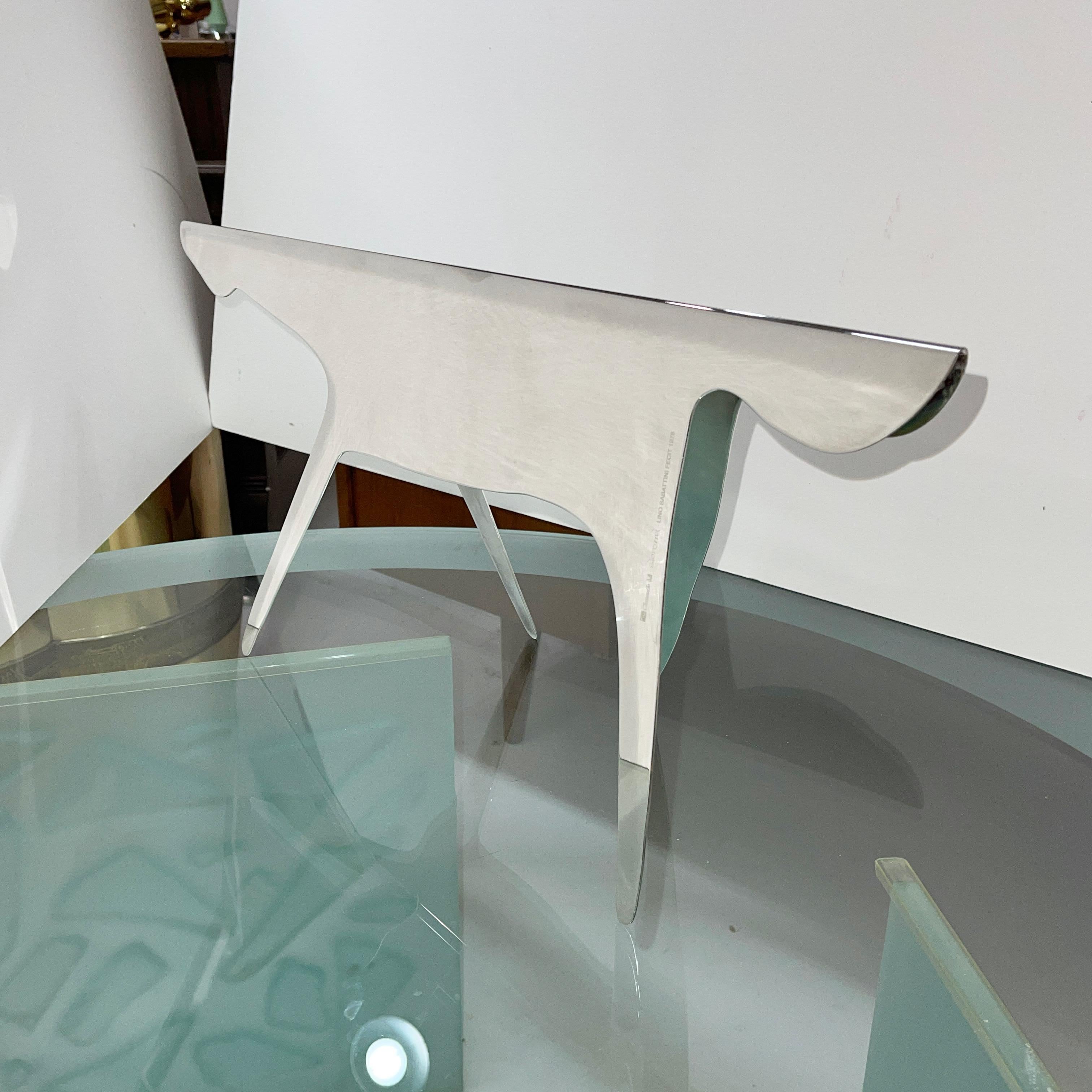 Fine XX secolo Gio Ponti Cavallo Scultura in argento con Lino Sabattini per Christofle in vendita