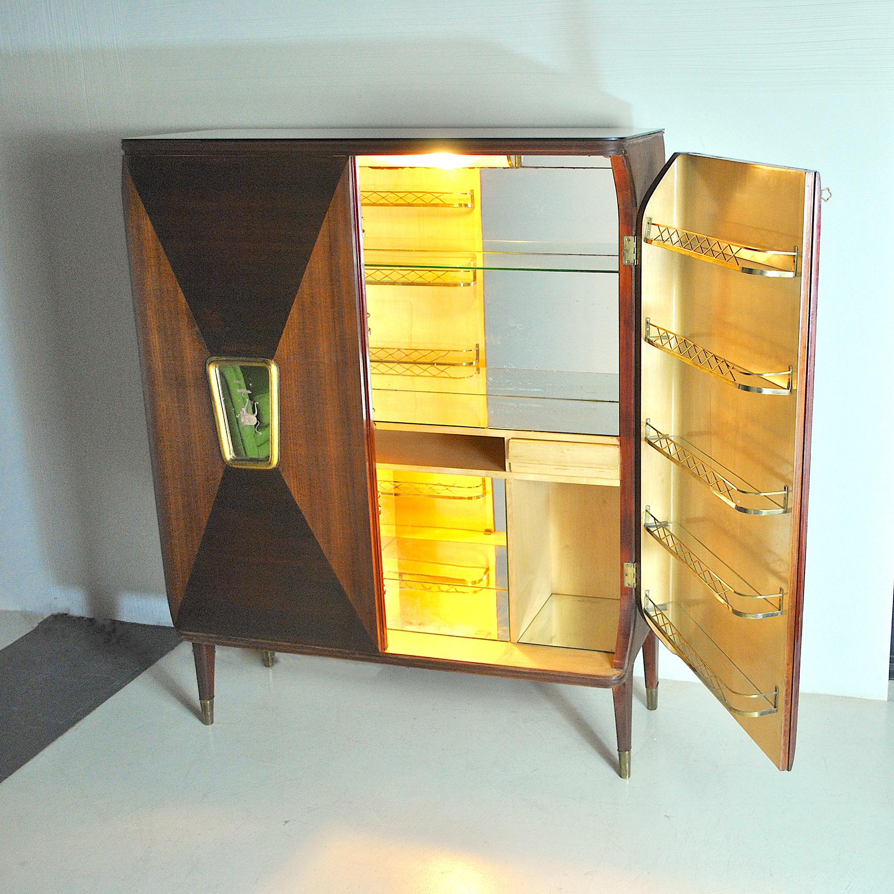 Gio Ponti in the Style Cabinet Bar Late 40 3