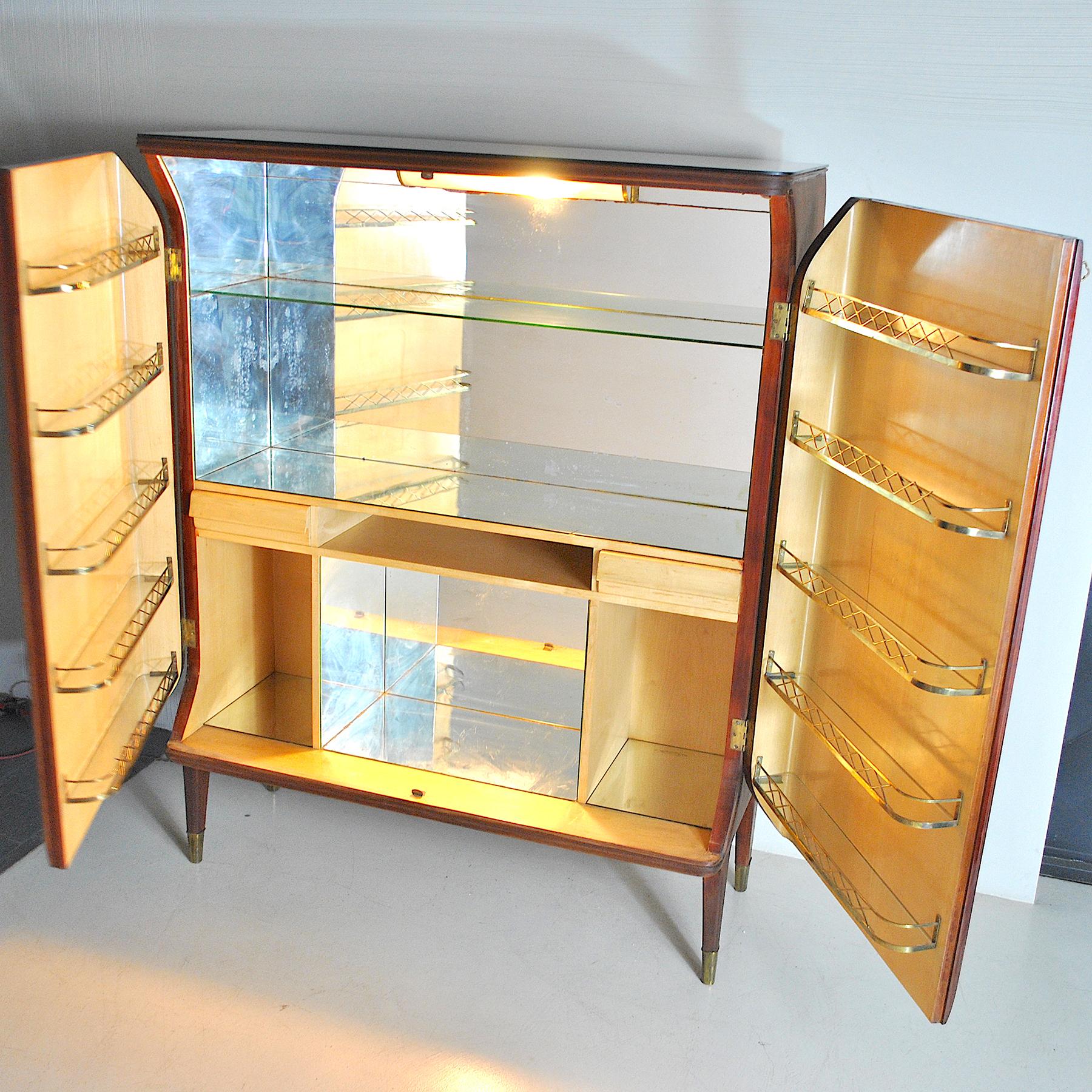 Gio Ponti in the Style Cabinet Bar Late 40 5