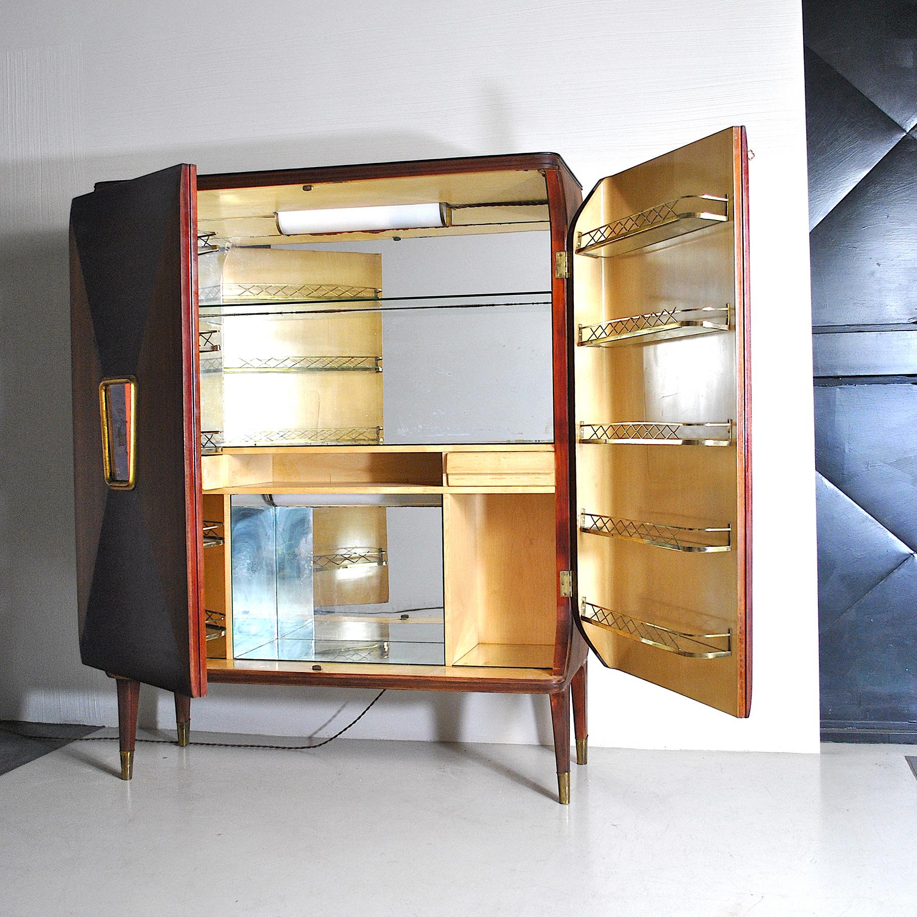 Gio Ponti in the Style Cabinet Bar Late 40 8