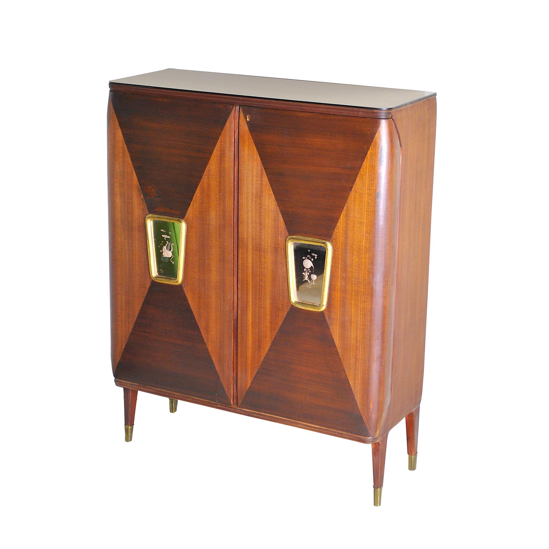 Gio Ponti in the Style Cabinet Bar Late 40 1