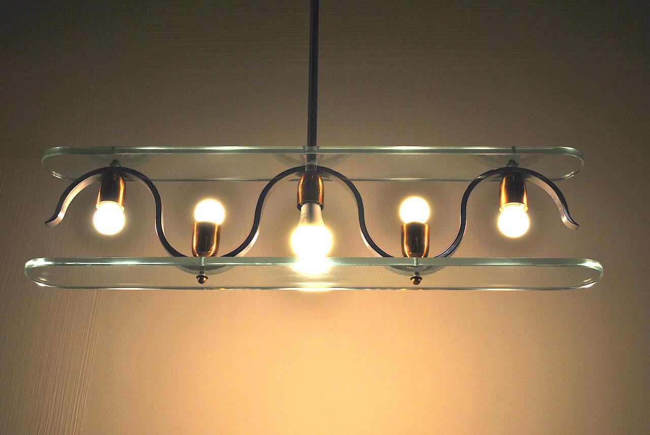 Lampadario in stile Gio Ponti della fine degli anni '50 in vendita 3