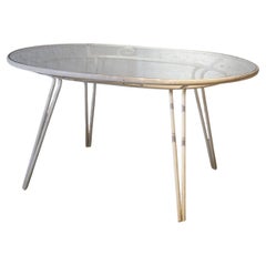  Gio Ponti in the style wrought iron table from the 1950s 