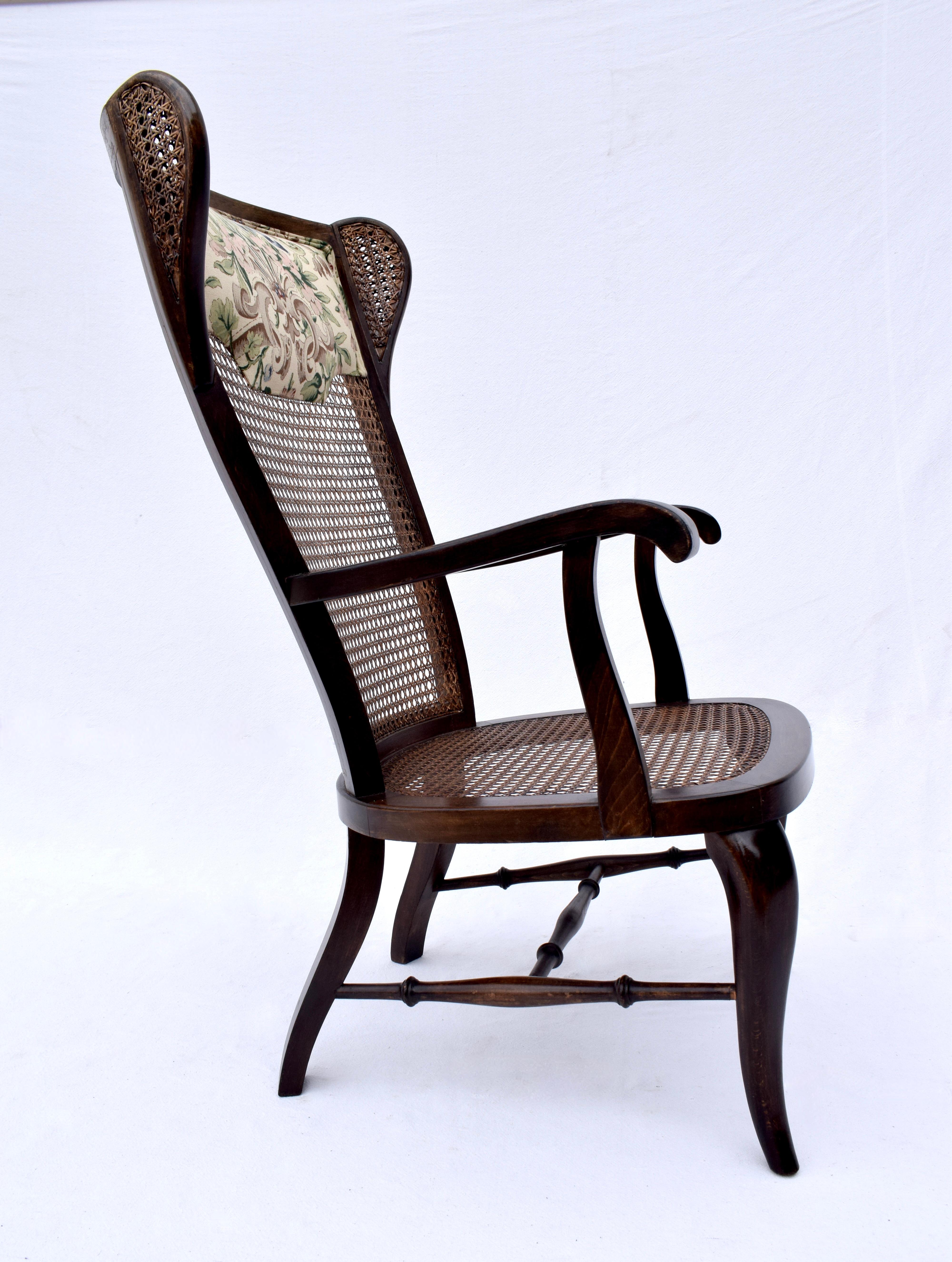 Sedie ad ala con canne ispirate a Gio Ponti In condizioni buone in vendita a Southampton, NJ