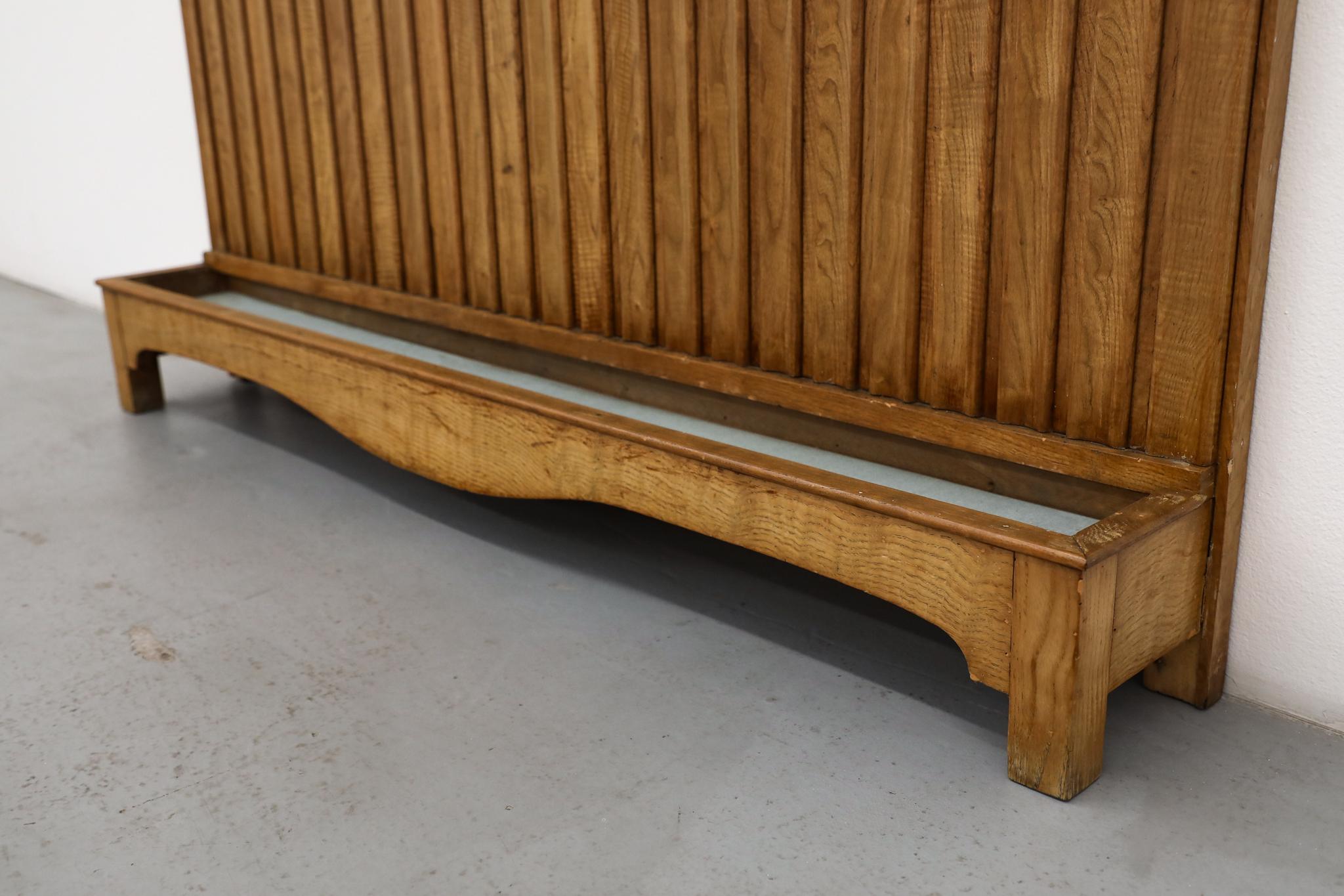 Gio Ponti Inspired Hallway Rack with Hooks and Umbrella Tray For Sale 9