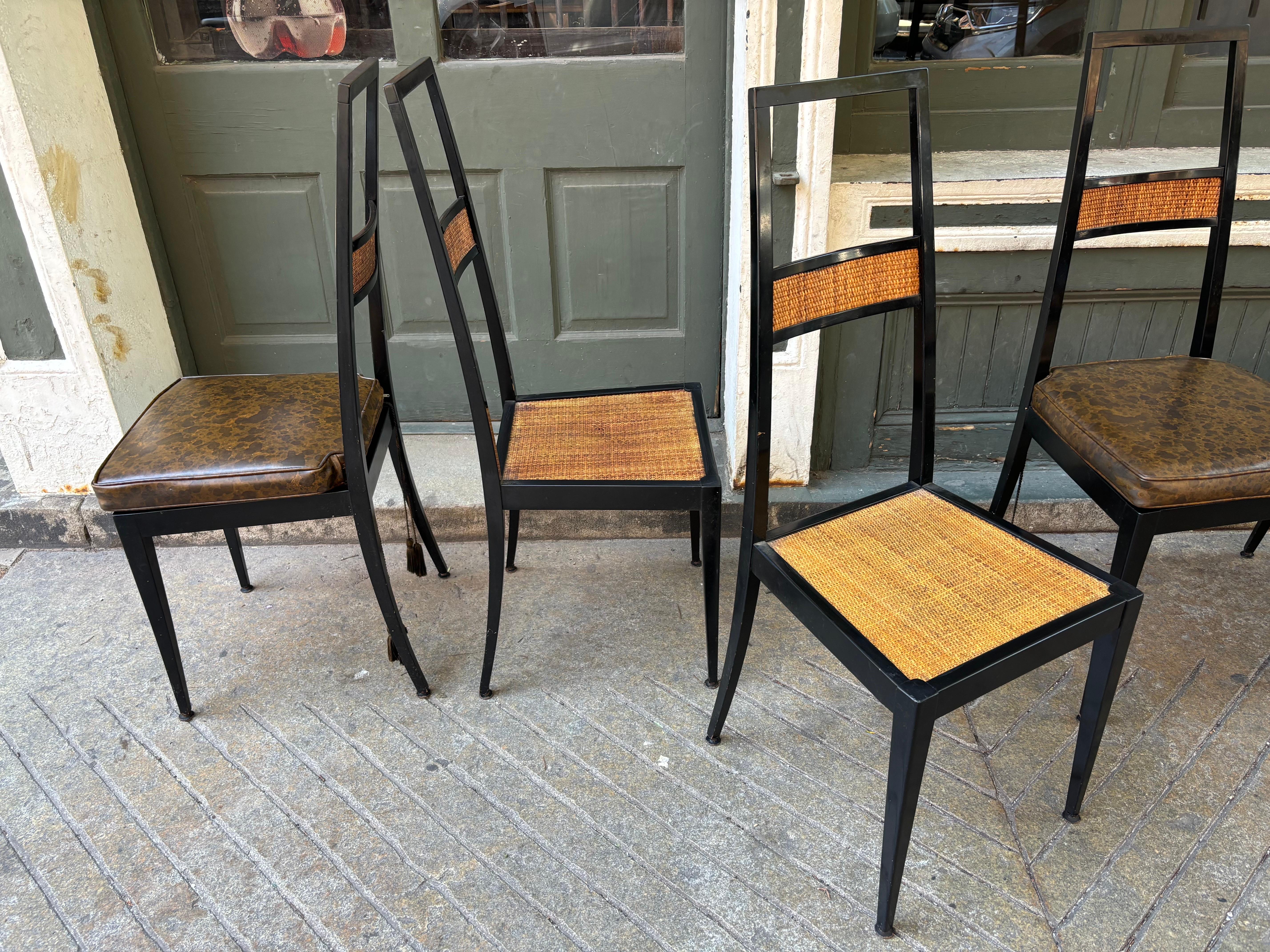 Gio Ponti Inspired Italian Set of 6 Dining chairs im Angebot 3