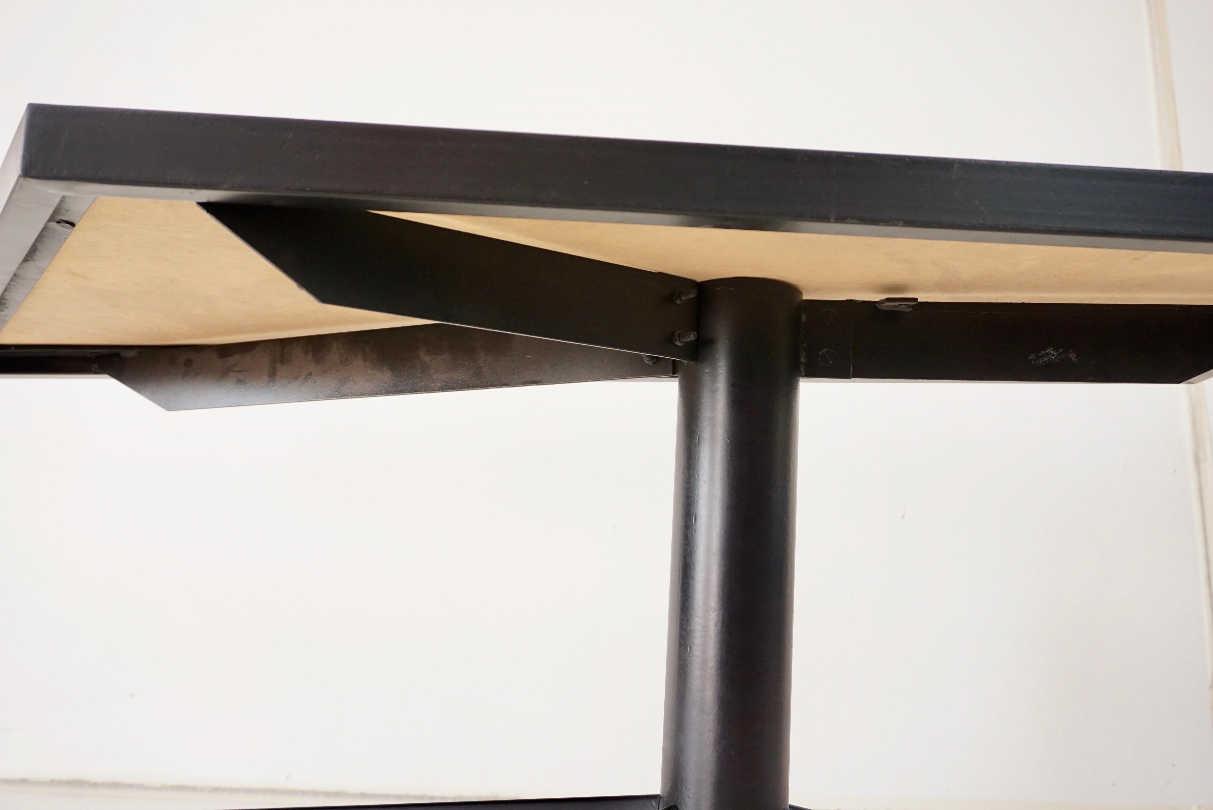 Gio Ponti Irregular, Asymmetrical Black Mirrored Low Coffee Table, RIMA 1955 7
