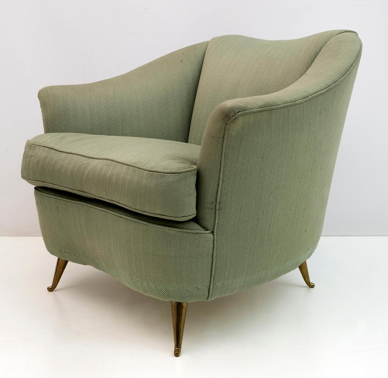 Gio Ponti Italian Armchair for Casa E Giardino, 1930s 1