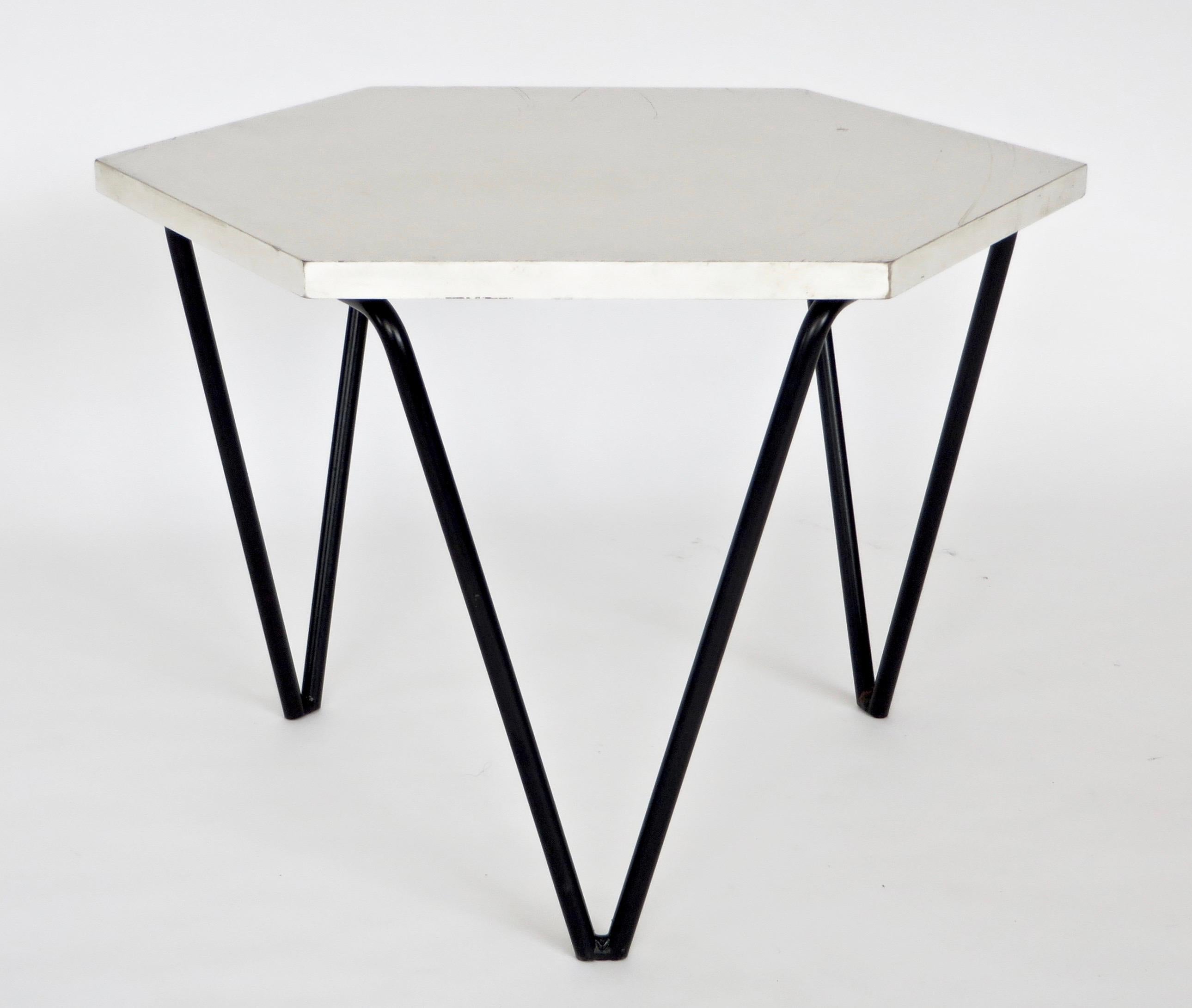 Mid-20th Century Gio Ponti Italian Coffee or Side Table circa 1950 White Laminate