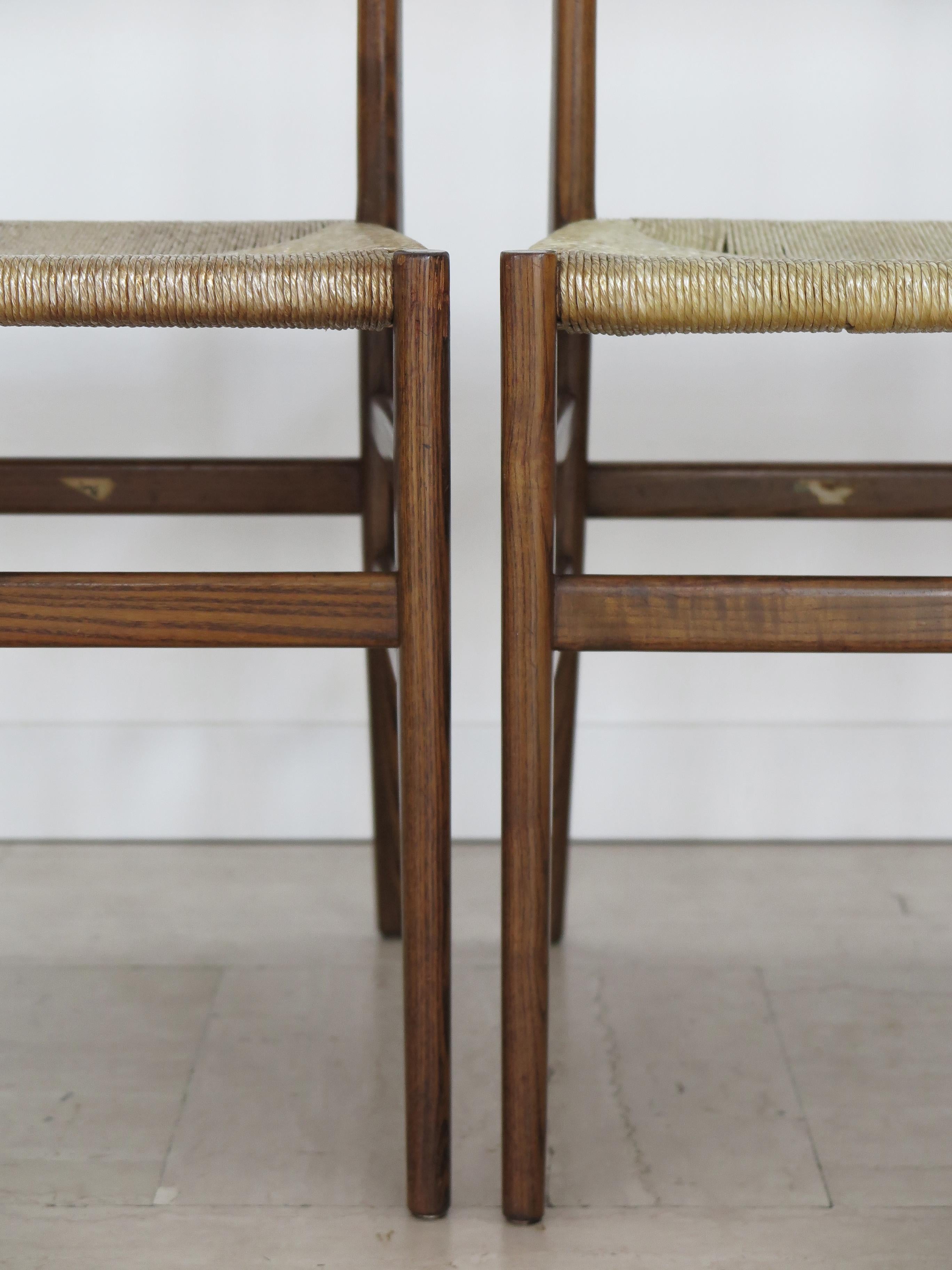 Gio Ponti Italienisches Midcentury Design Esszimmerstühle 