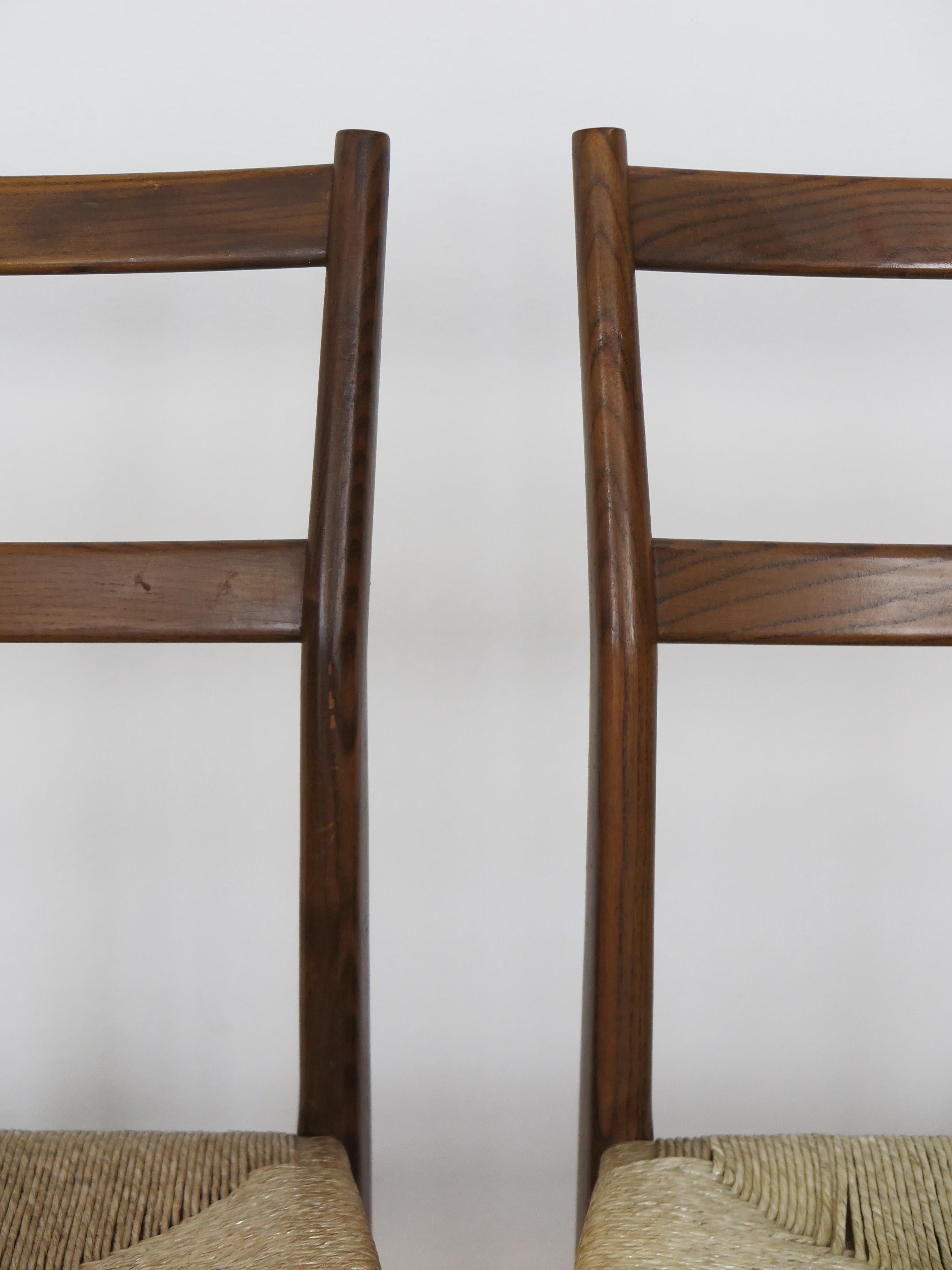 Gio Ponti Italienisches Midcentury Design Esszimmerstühle 