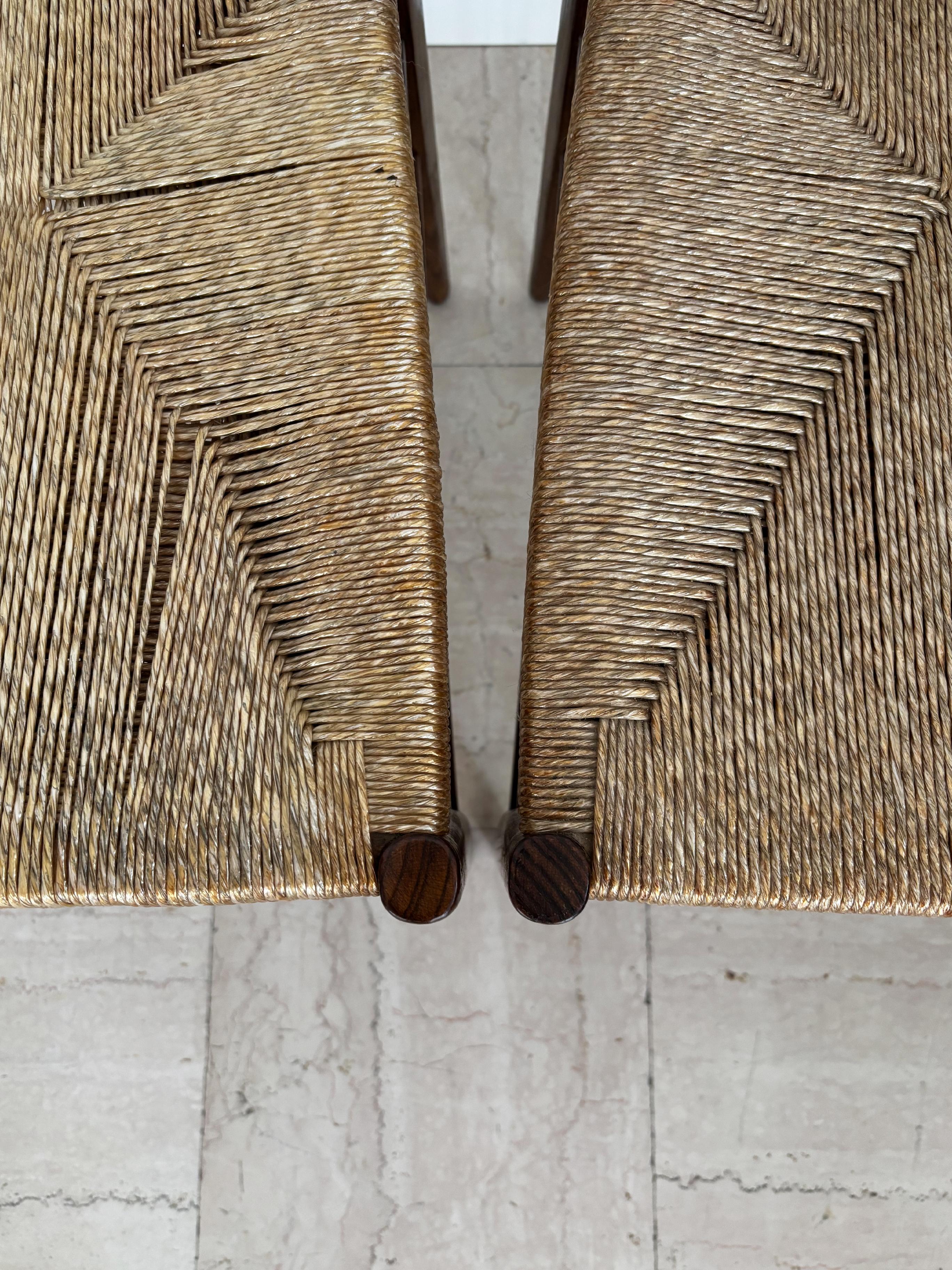 Gio Ponti Italienisches Midcentury Design Esszimmerstühle 