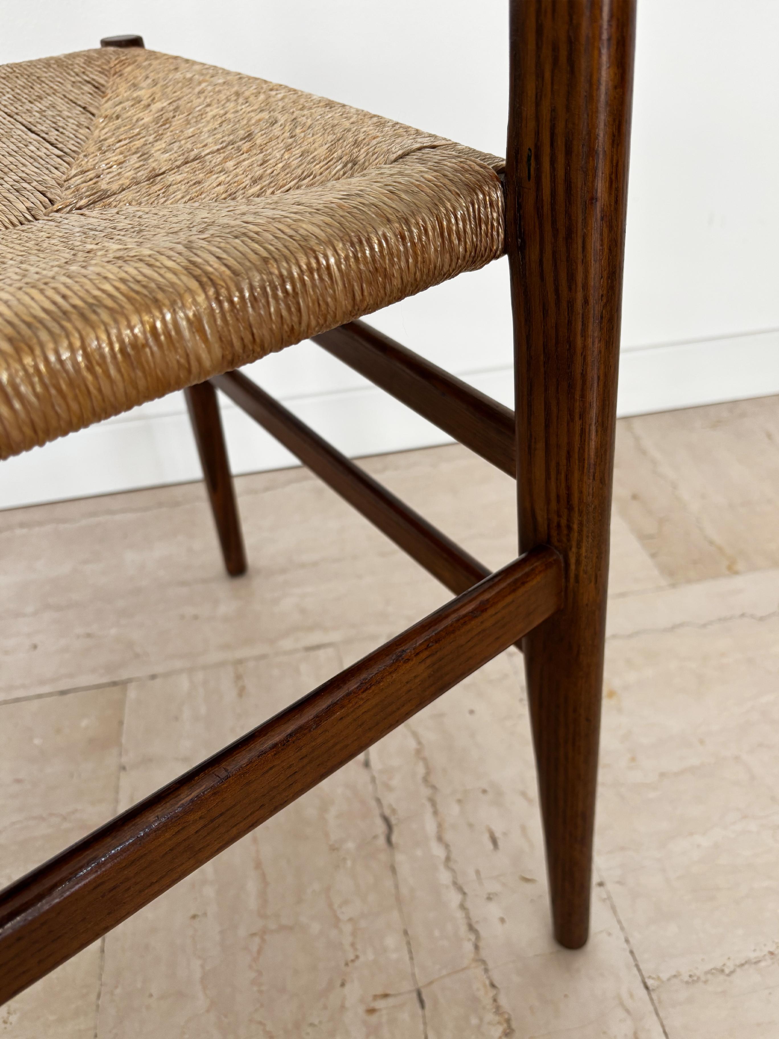 Gio Ponti Italienisches Midcentury Design Esszimmerstühle 