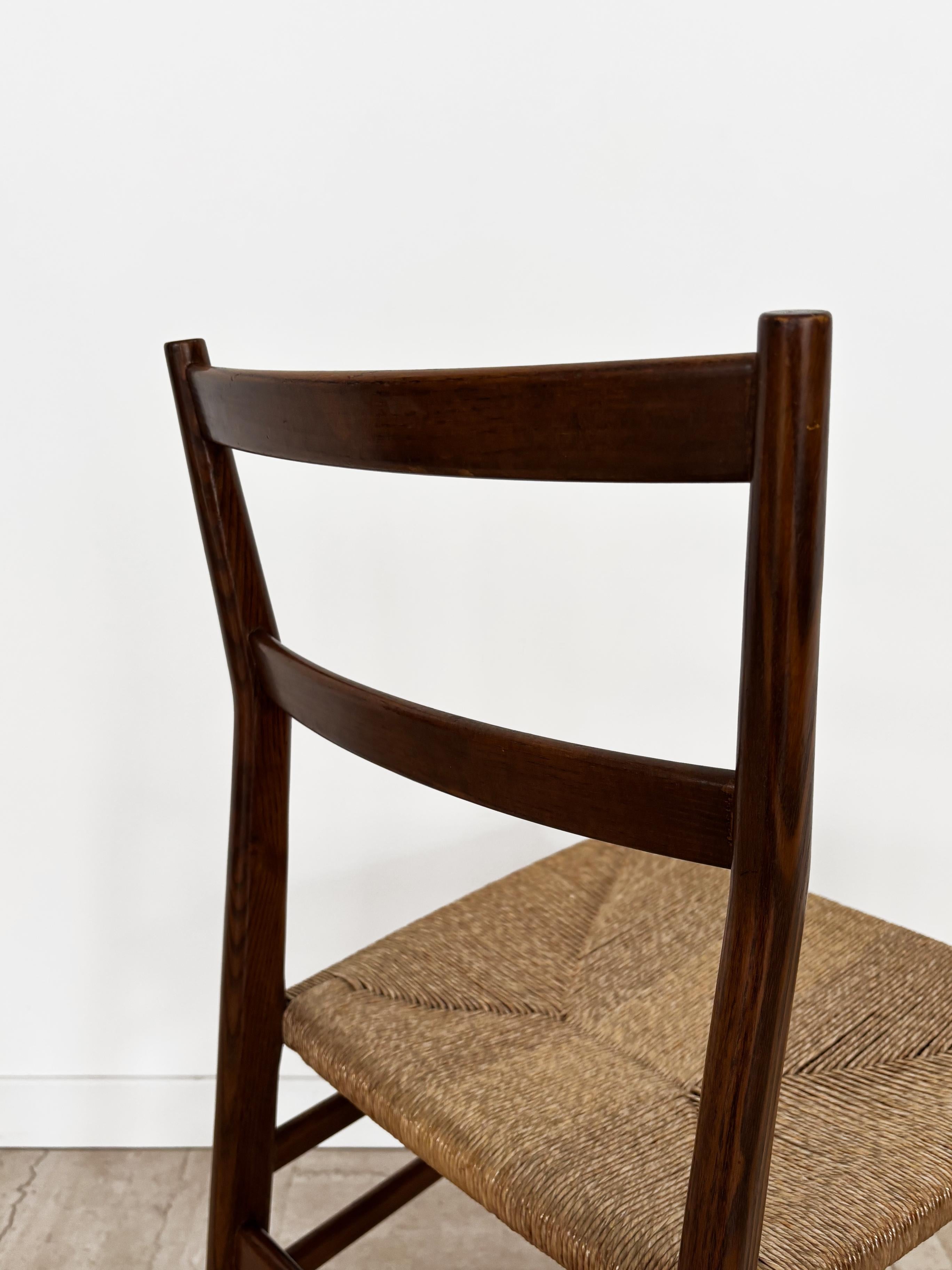 Gio Ponti Italienisches Midcentury Design Esszimmerstühle 