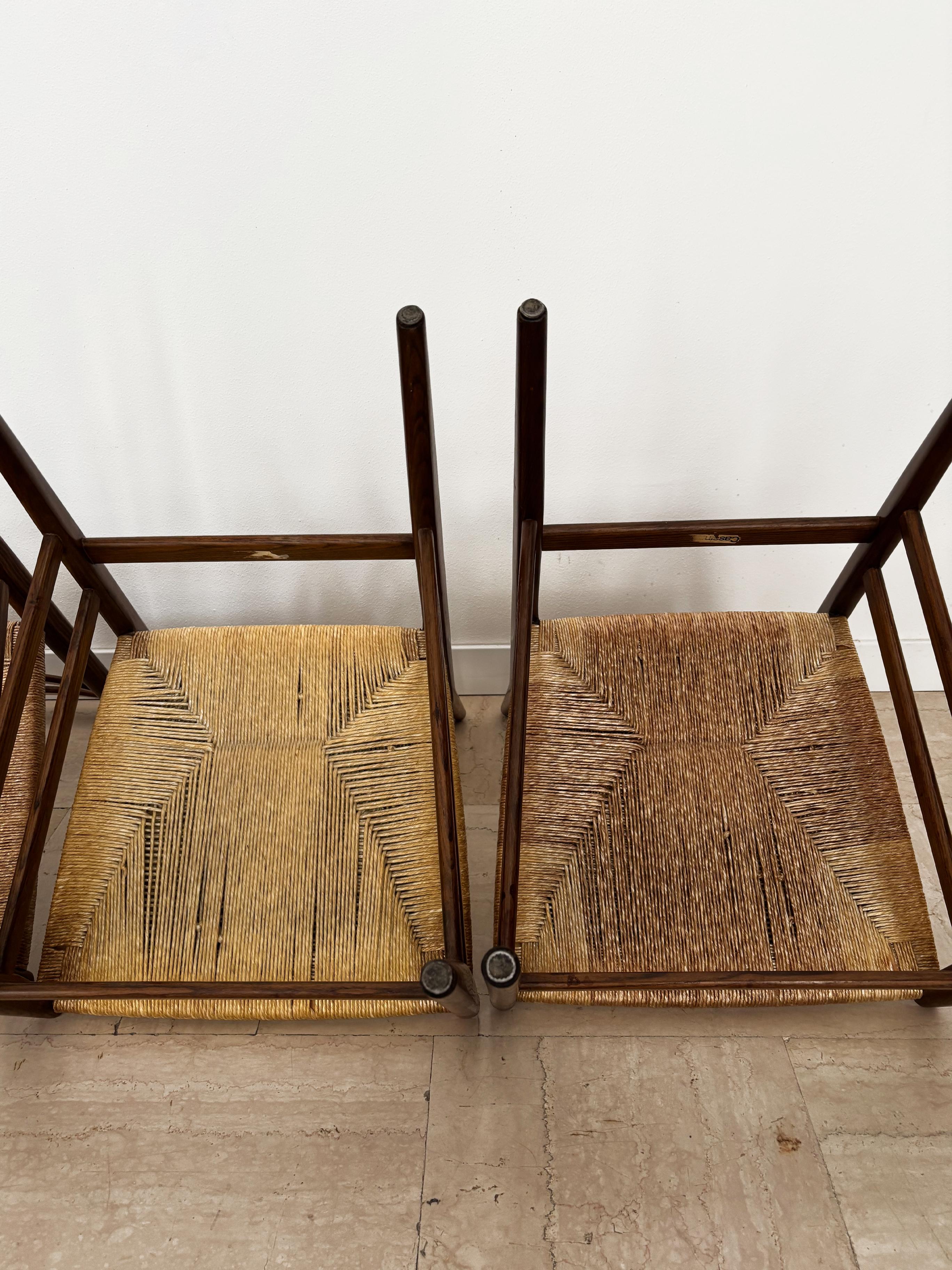 Gio Ponti Italienisches Midcentury Design Esszimmerstühle 