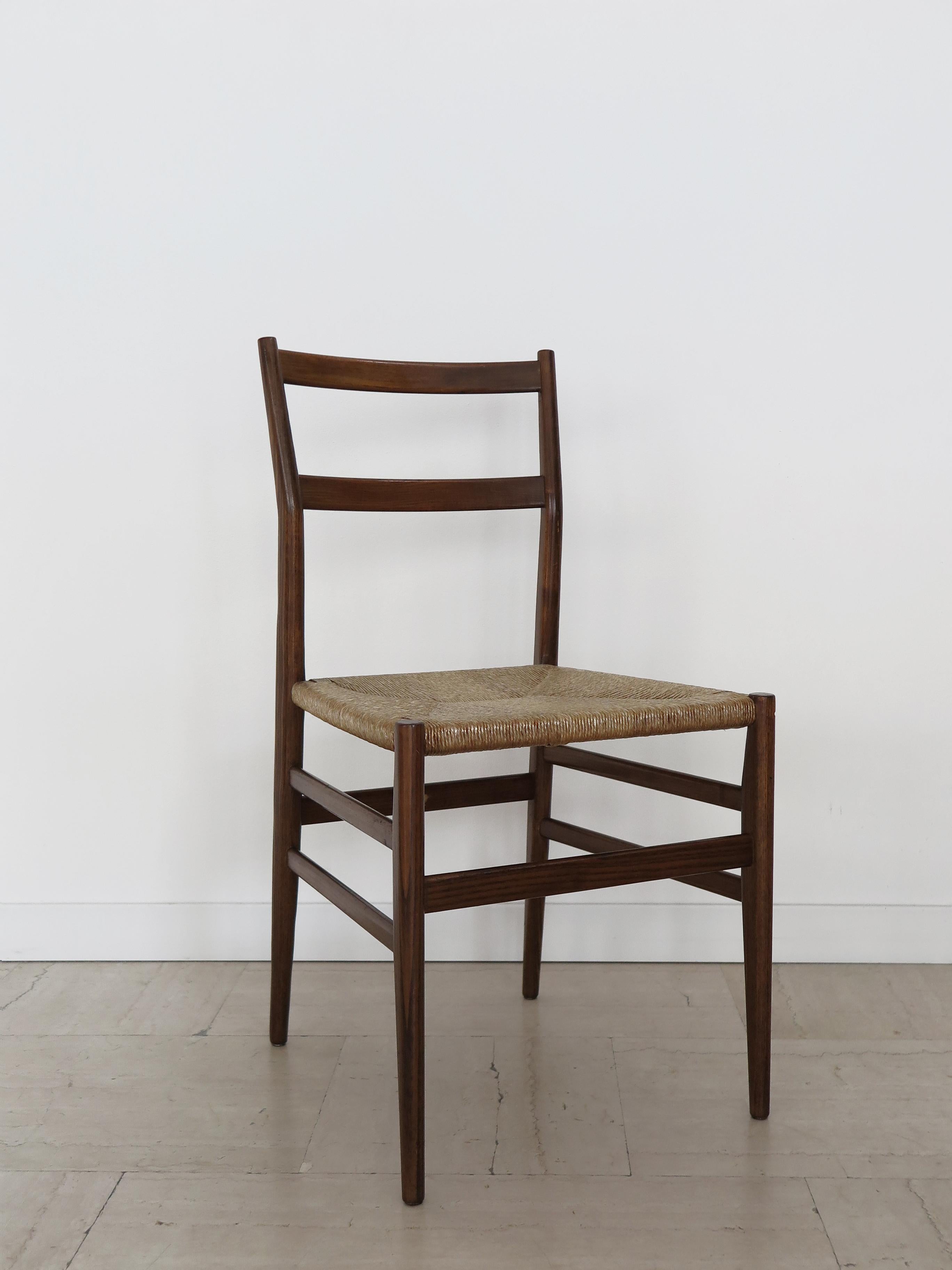 Gio Ponti Italienisches Midcentury Design Esszimmerstühle 