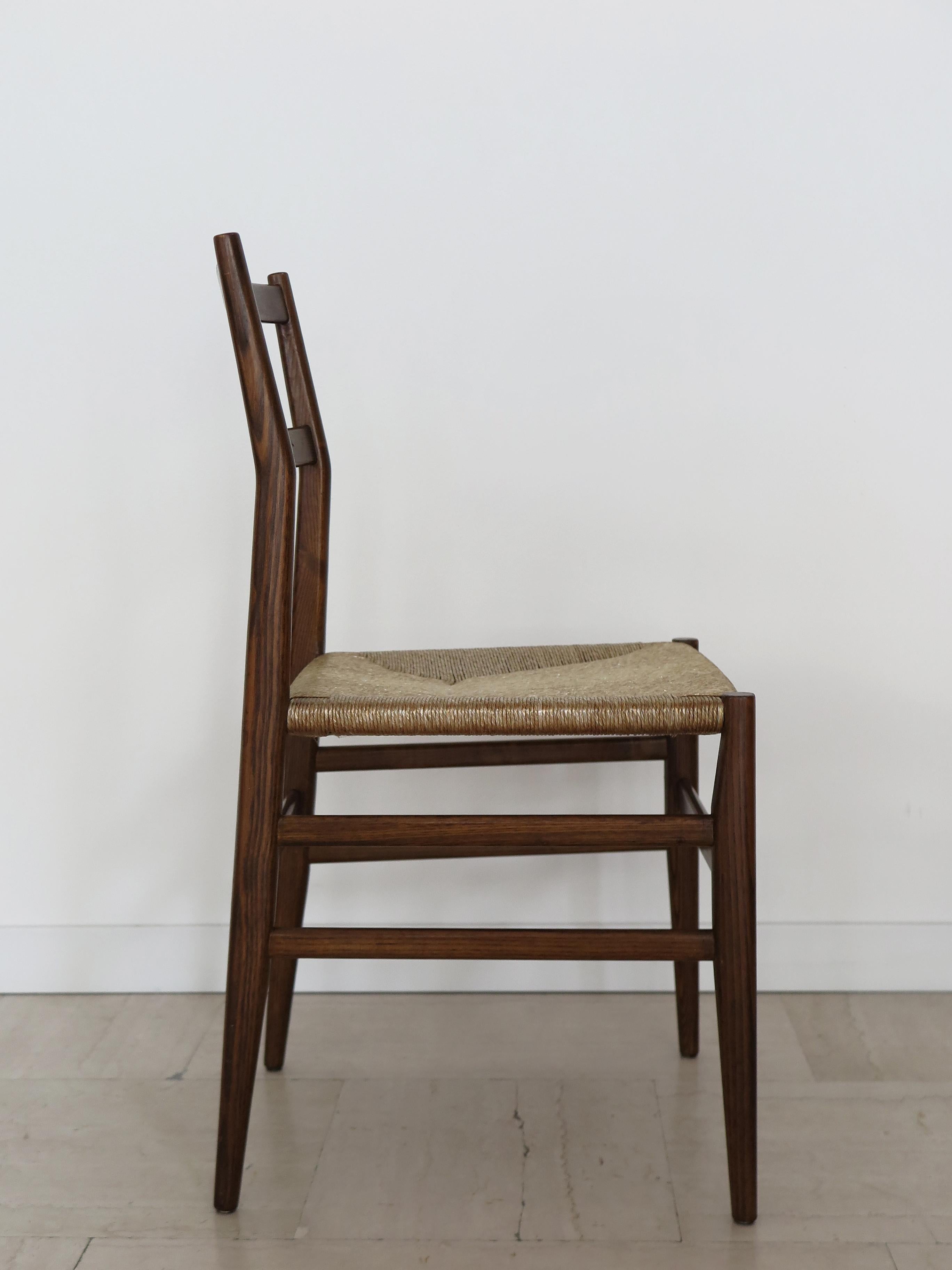 Gio Ponti Italienisches Midcentury Design Esszimmerstühle 