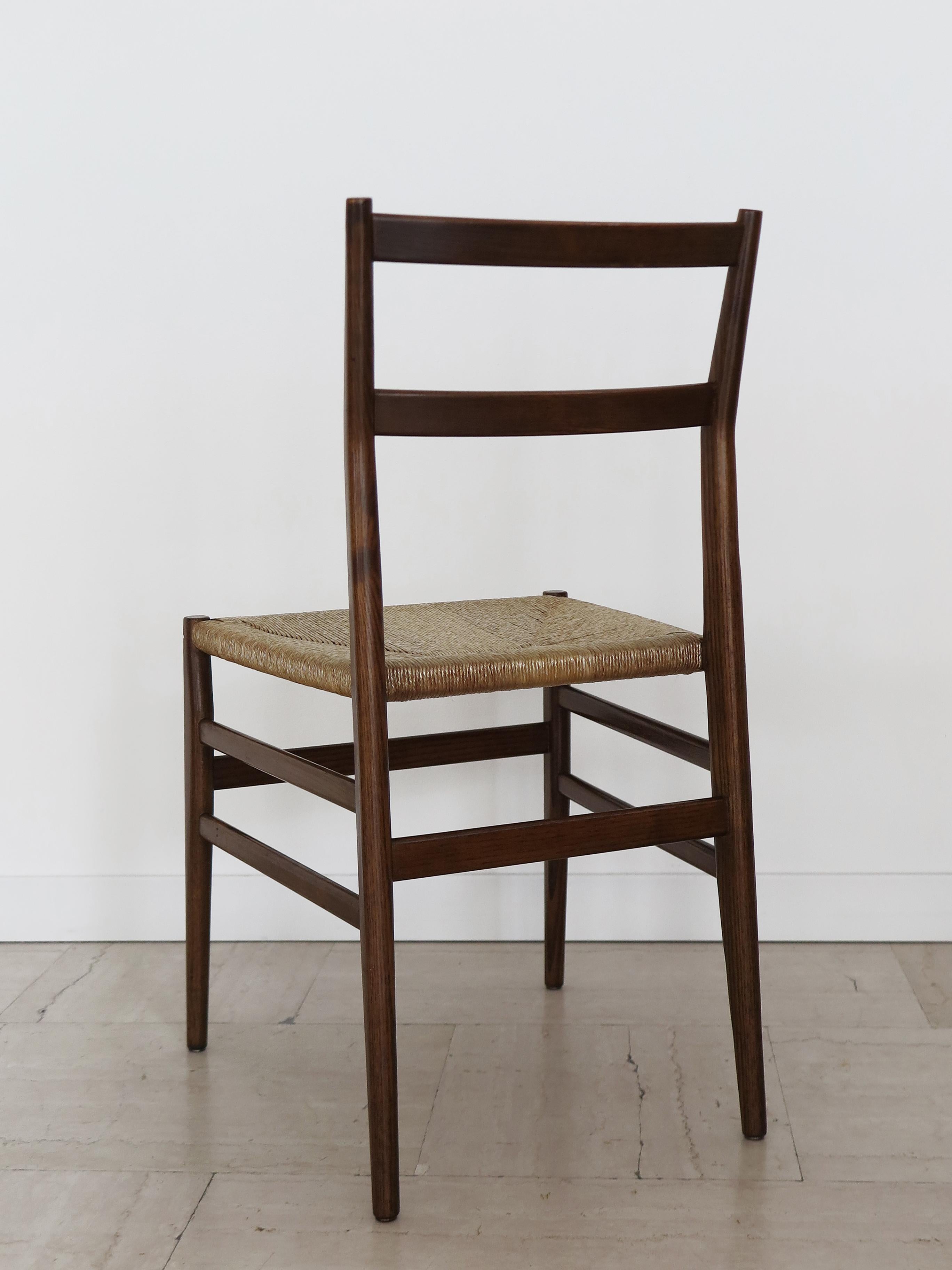 Gio Ponti Italienisches Midcentury Design Esszimmerstühle 