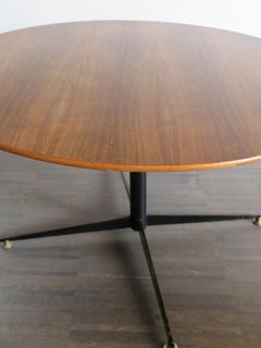 Tavolo da pranzo in legno del Medioevo Gio Ponti Modello BT201 per RIMA, 1950