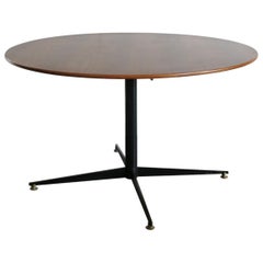 Table de salle à manger en bois Gio Ponti modèle BT201 pour Rima:: 1950s
