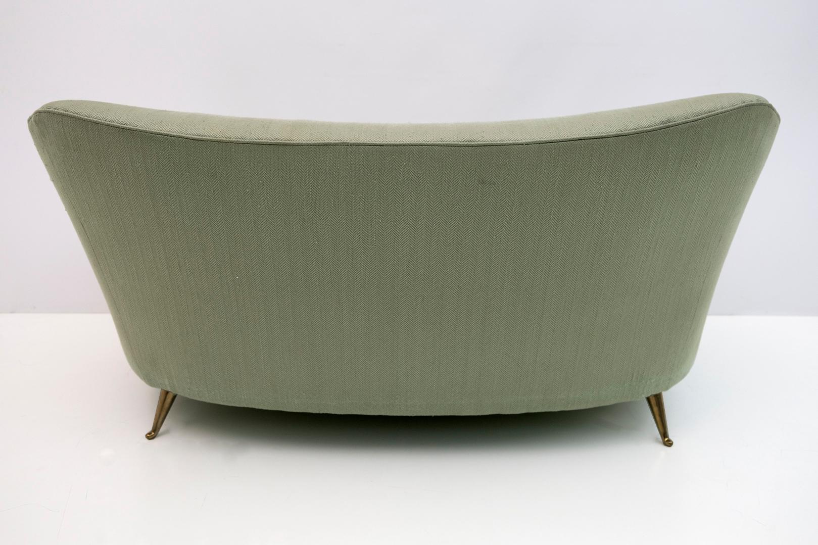 Gio Ponti Italian Sofa and Two Armchairs for Casa E Giardino, 1930s 5