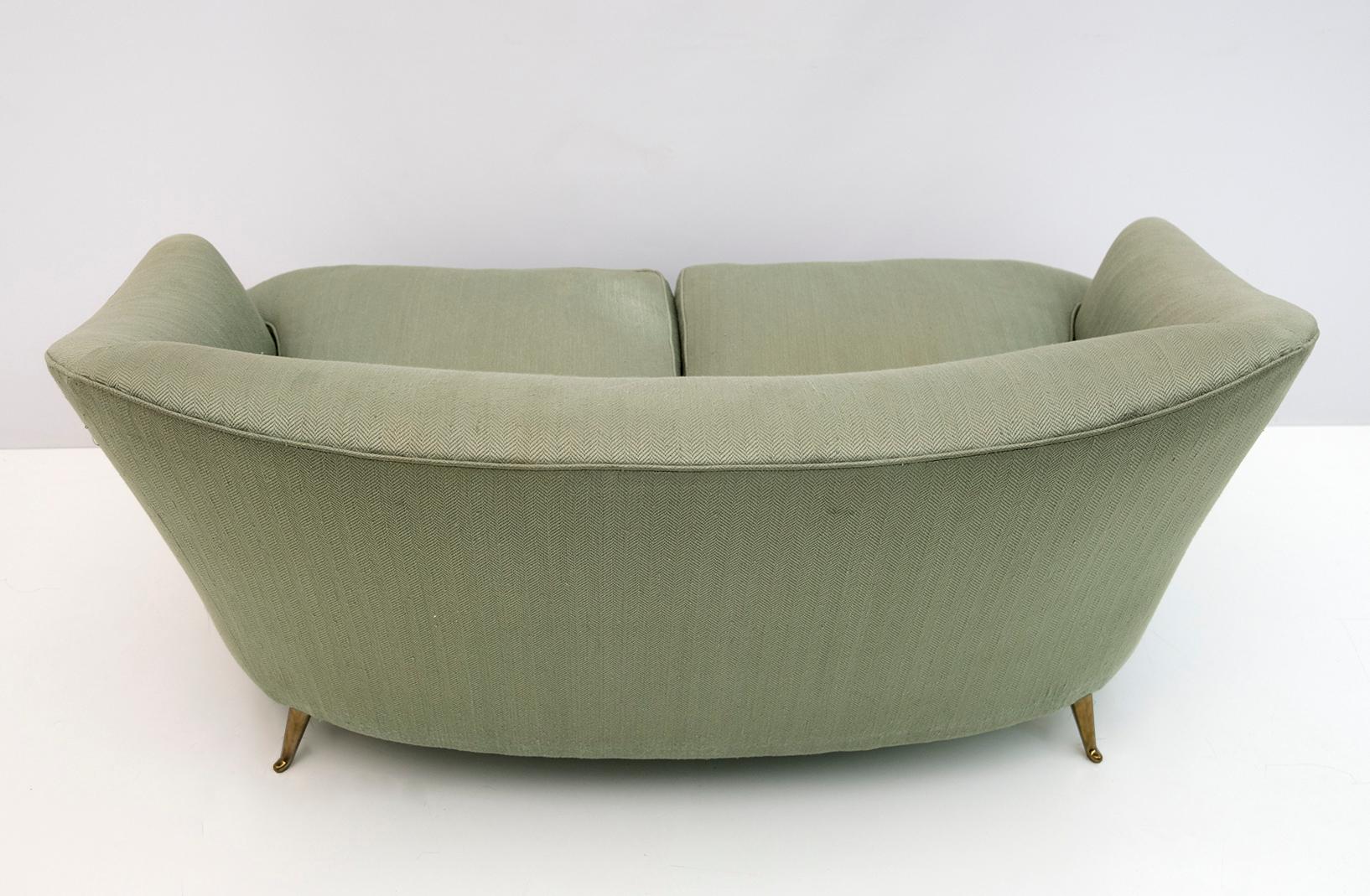 Gio Ponti Italian Sofa and Two Armchairs for Casa E Giardino, 1930s 6