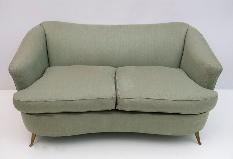 Gio Ponti Italian Sofa and Two Armchairs for Casa E Giardino, 1930s For ...