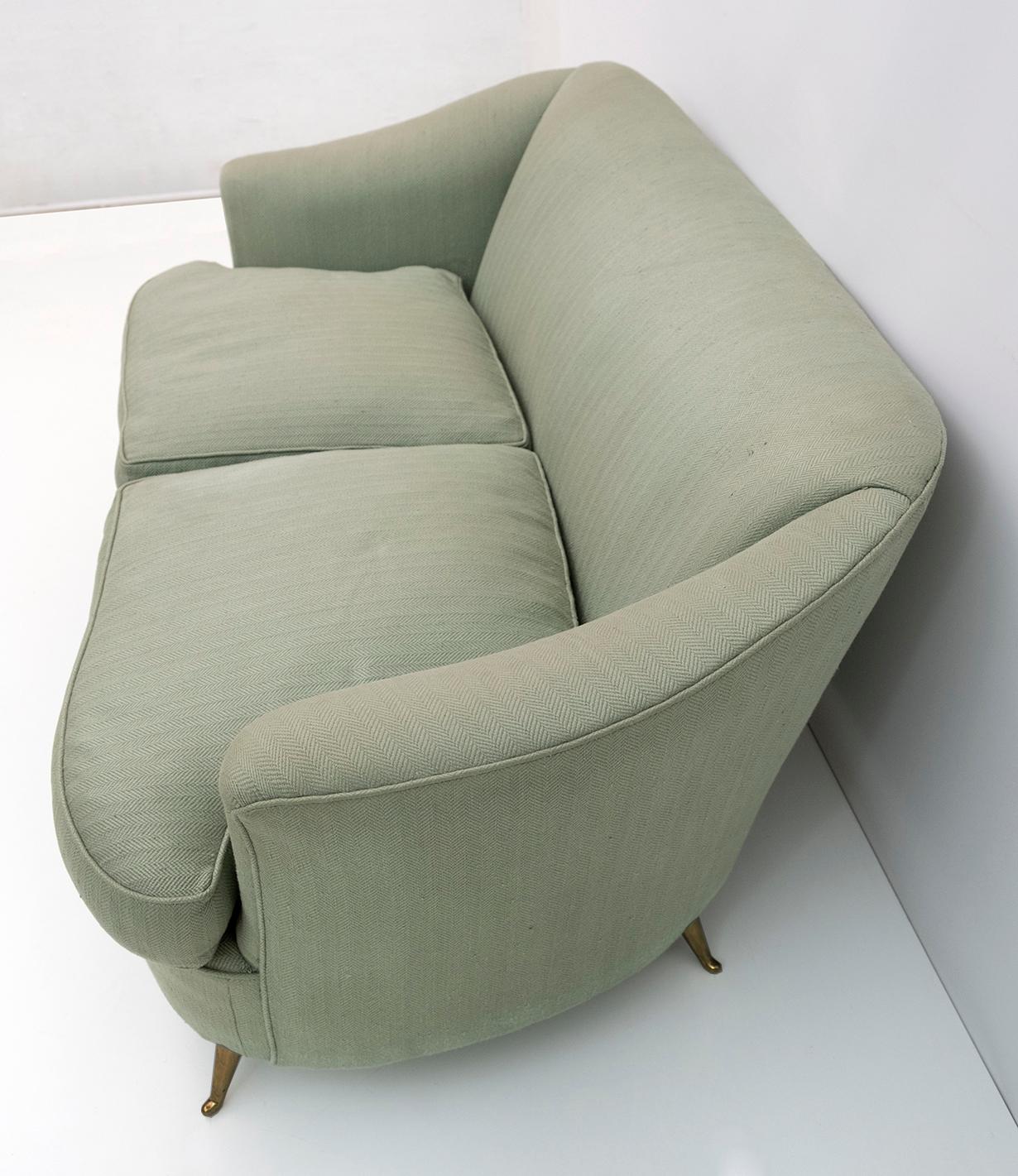 Gio Ponti Italian Sofa and Two Armchairs for Casa E Giardino, 1930s 1