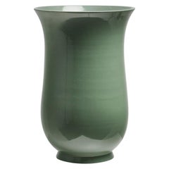 Gio Ponti Large Vase in Polychrome Ceramic Richard Ginori 1930-40s