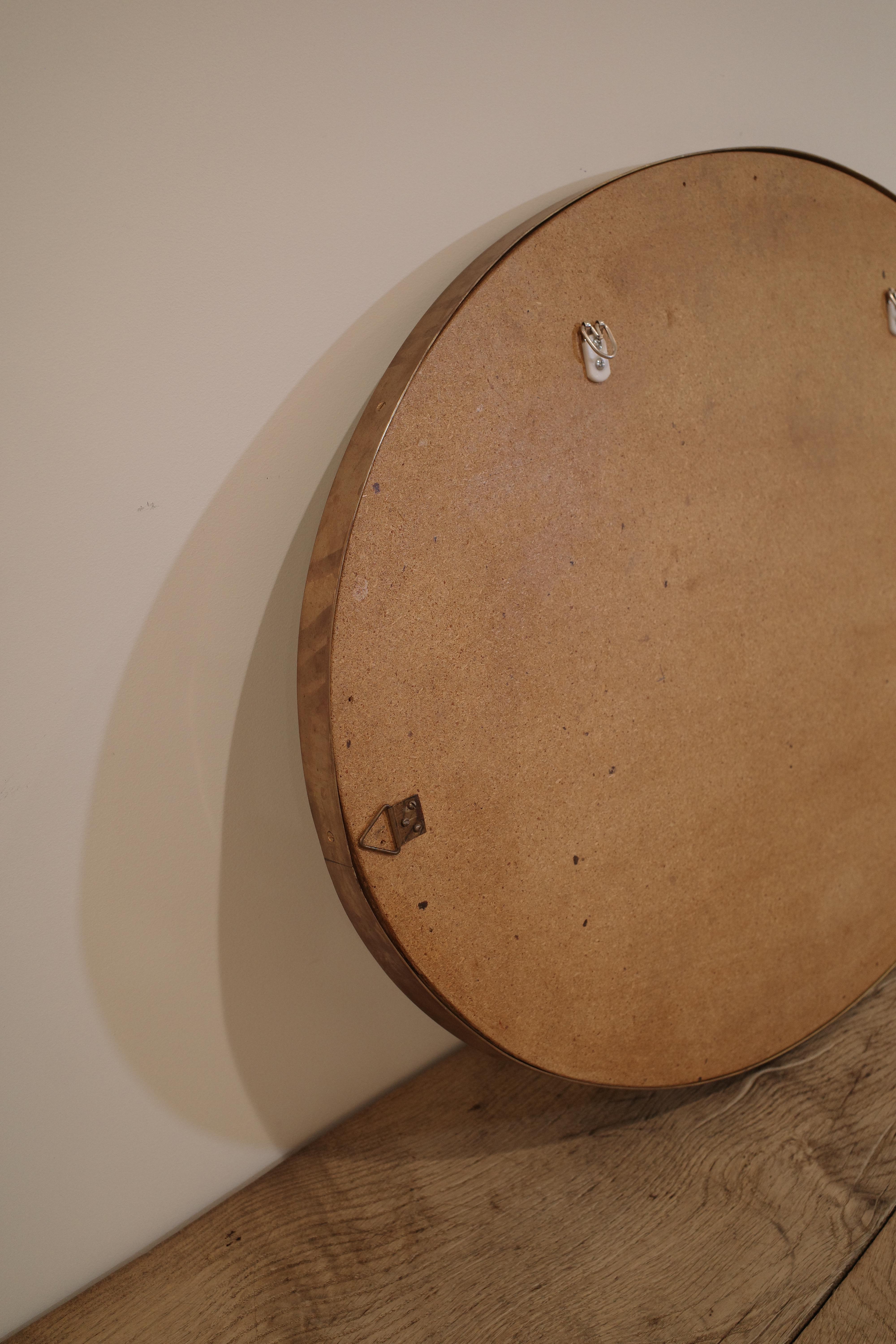 Gio Ponti Large Wall Mirror by Fontana Arte For Sale 4