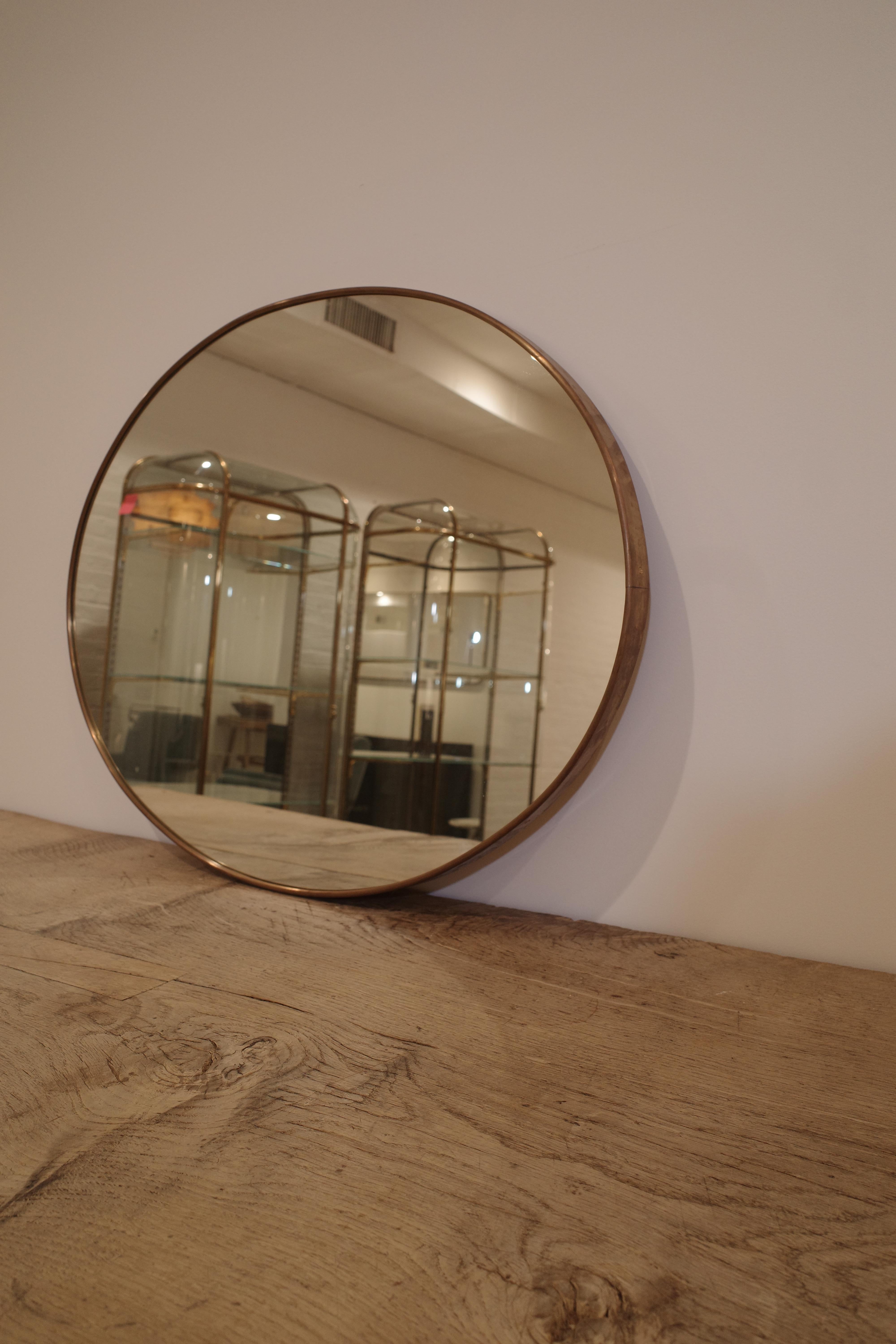 Mid-Century Modern Gio Ponti Large Wall Mirror by Fontana Arte For Sale