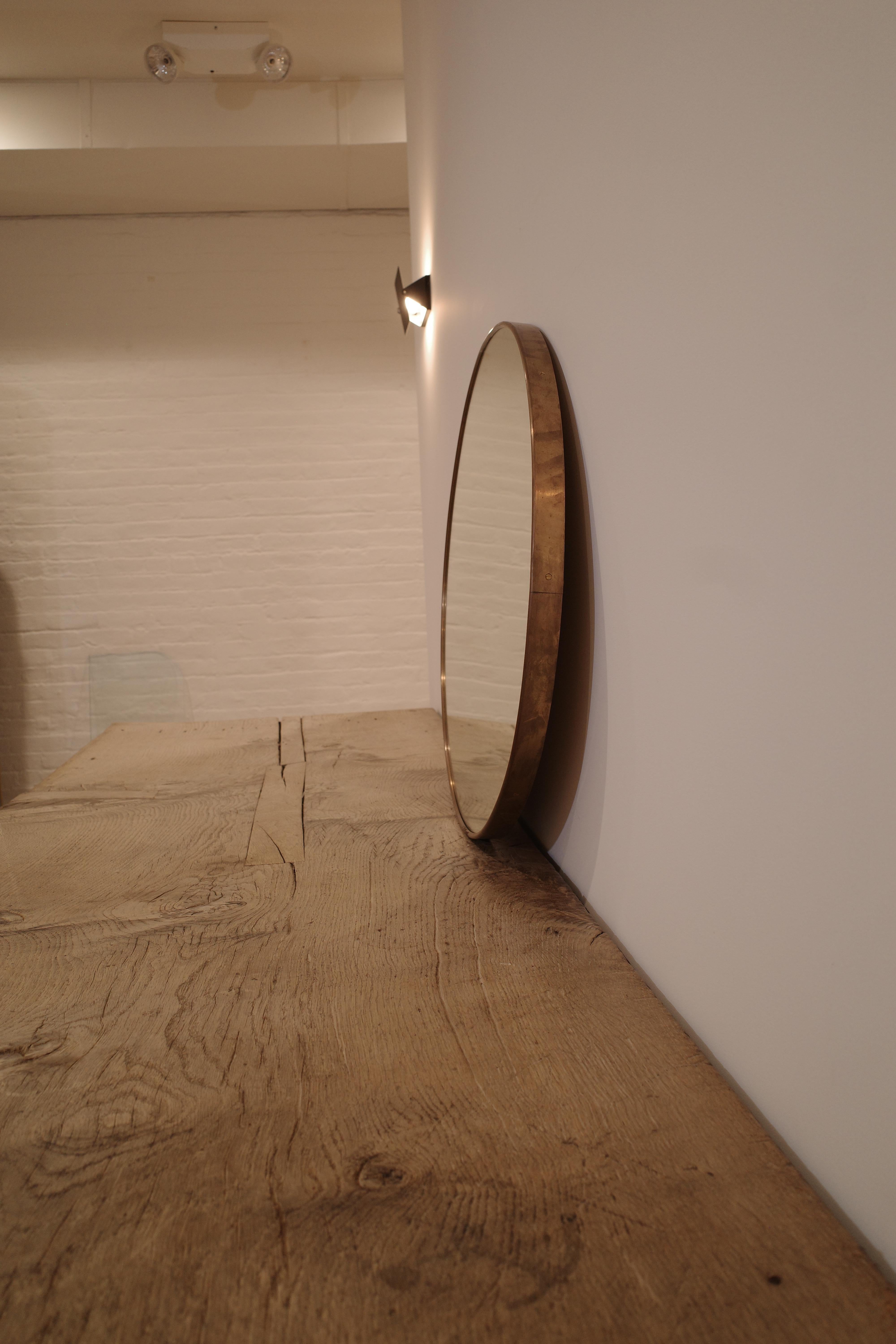 20th Century Gio Ponti Large Wall Mirror by Fontana Arte For Sale