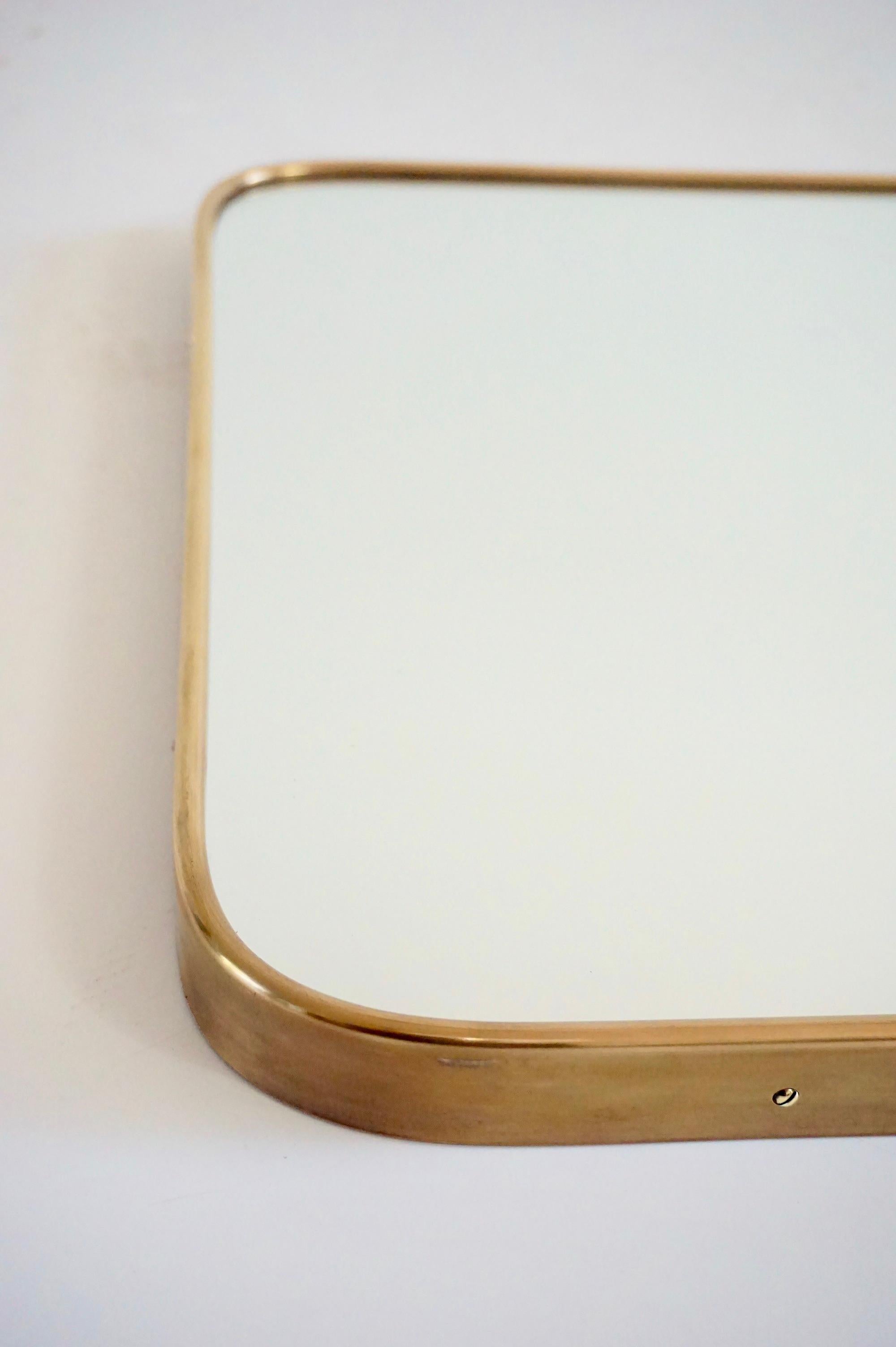 Gio Ponti Large wall mirror by Fontana Arte from the Hotel Royal, Naples, 1955 For Sale 4