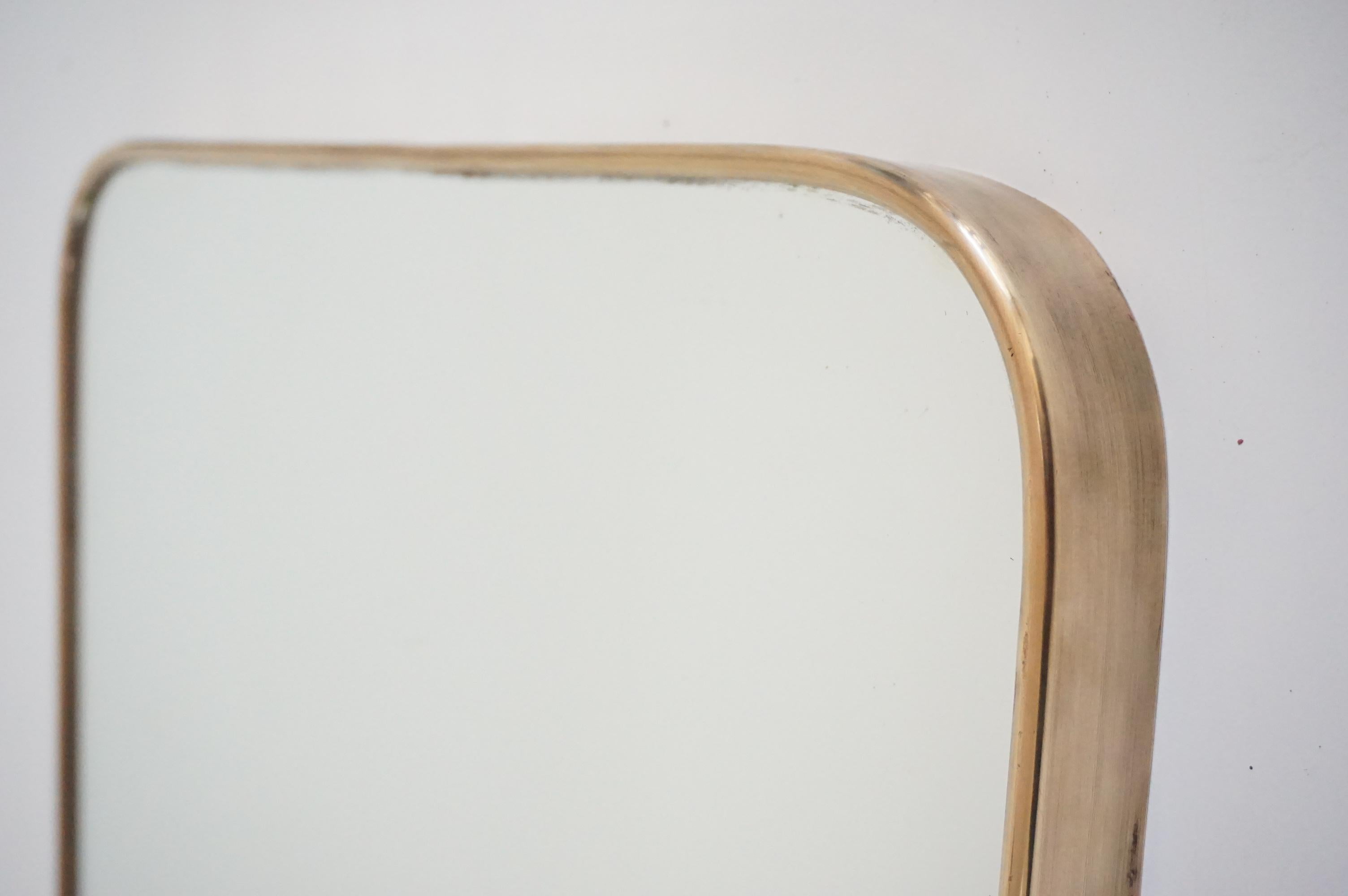 Gio Ponti Large wall mirror by Fontana Arte from the Hotel Royal, Naples, 1955 For Sale 5