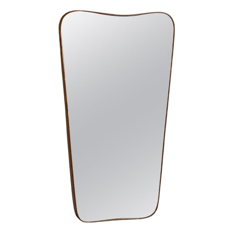 Gio Ponti Large Wall Mirror by Fontana Arte - III For Sale