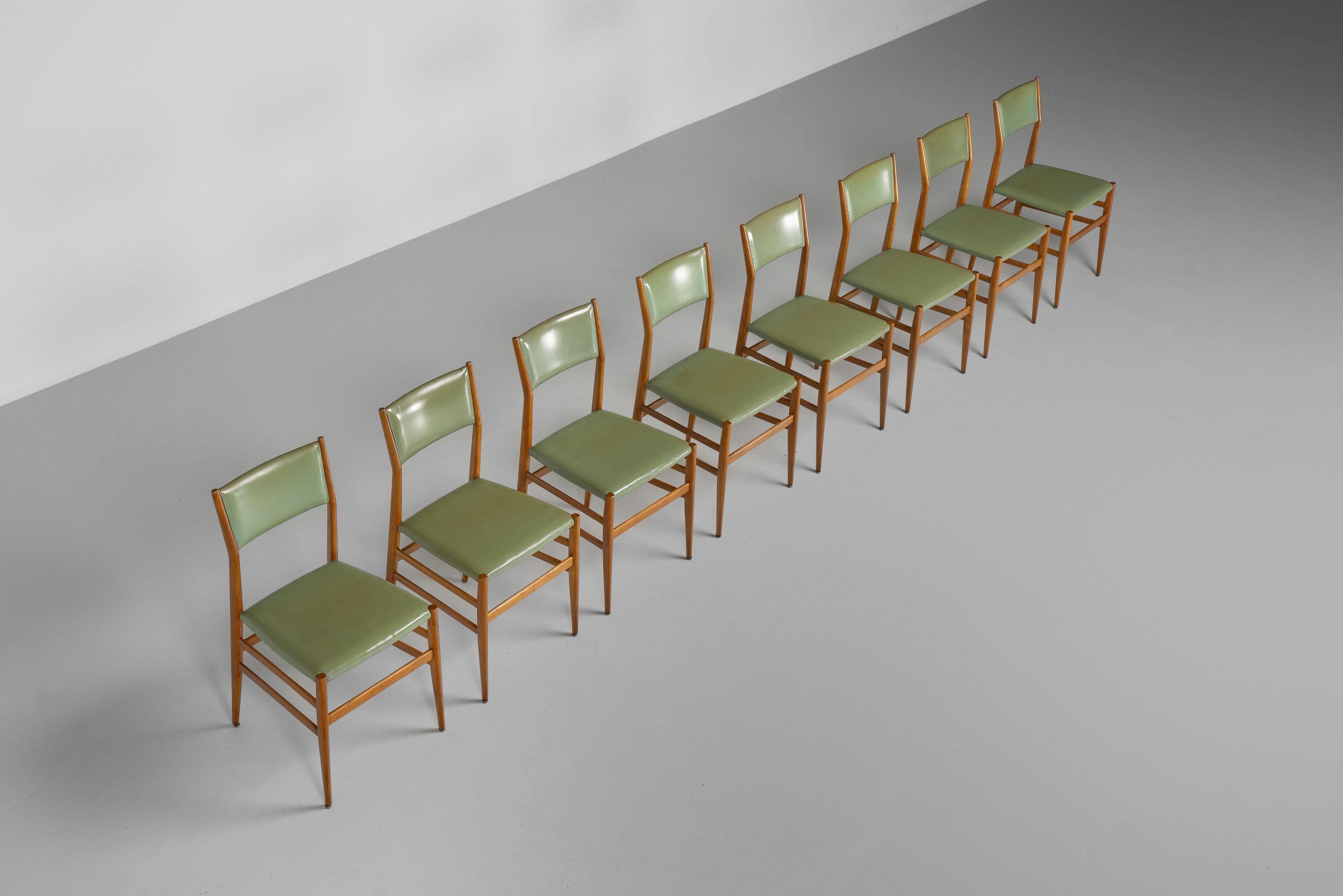 Gio Ponti Leggera 646 Stühle von Cassina, Italien 1957 5