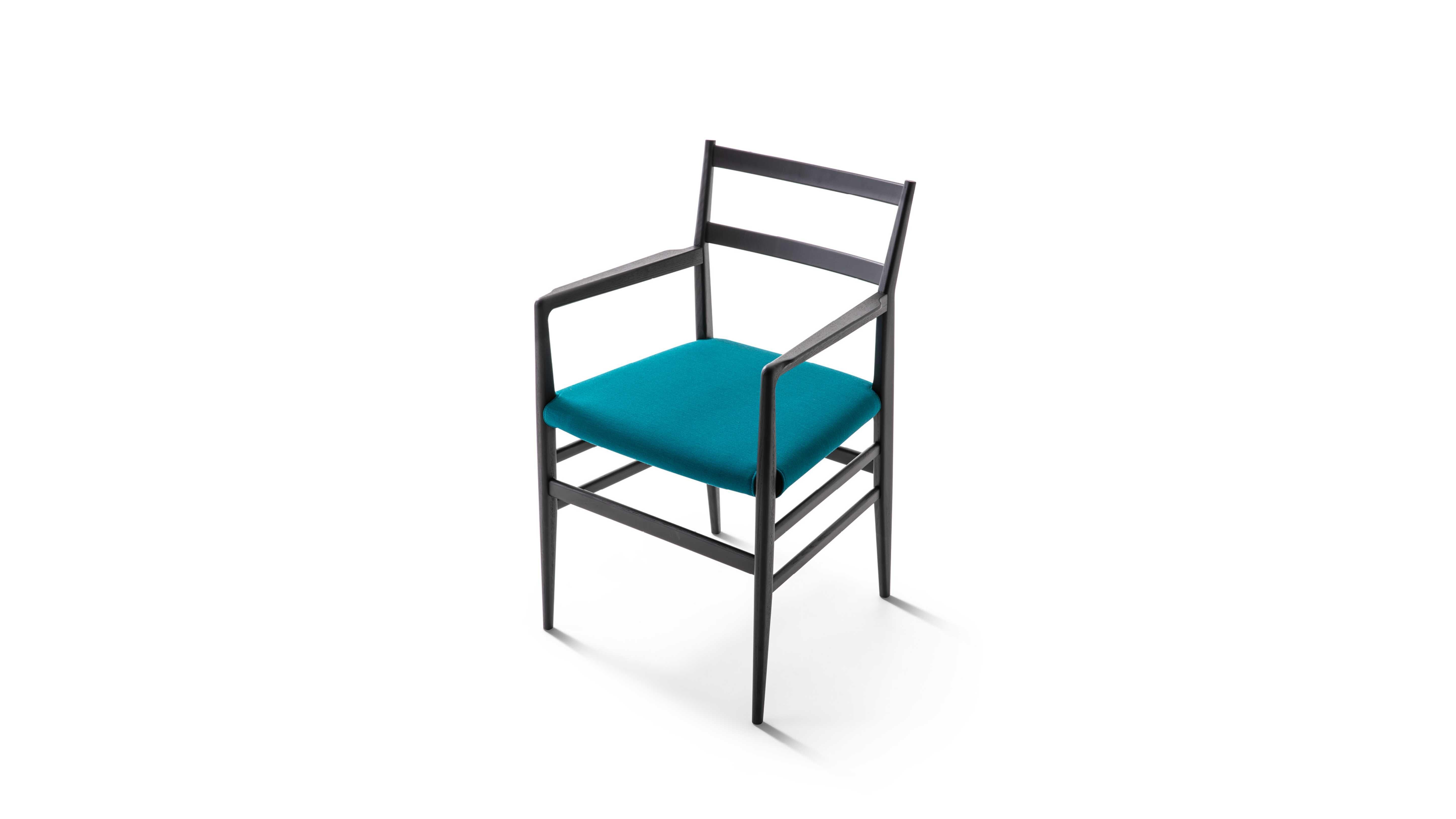 Mid-Century Modern Gio Ponti Leggera Armchair or Side Chair by Cassina in different colors For Sale