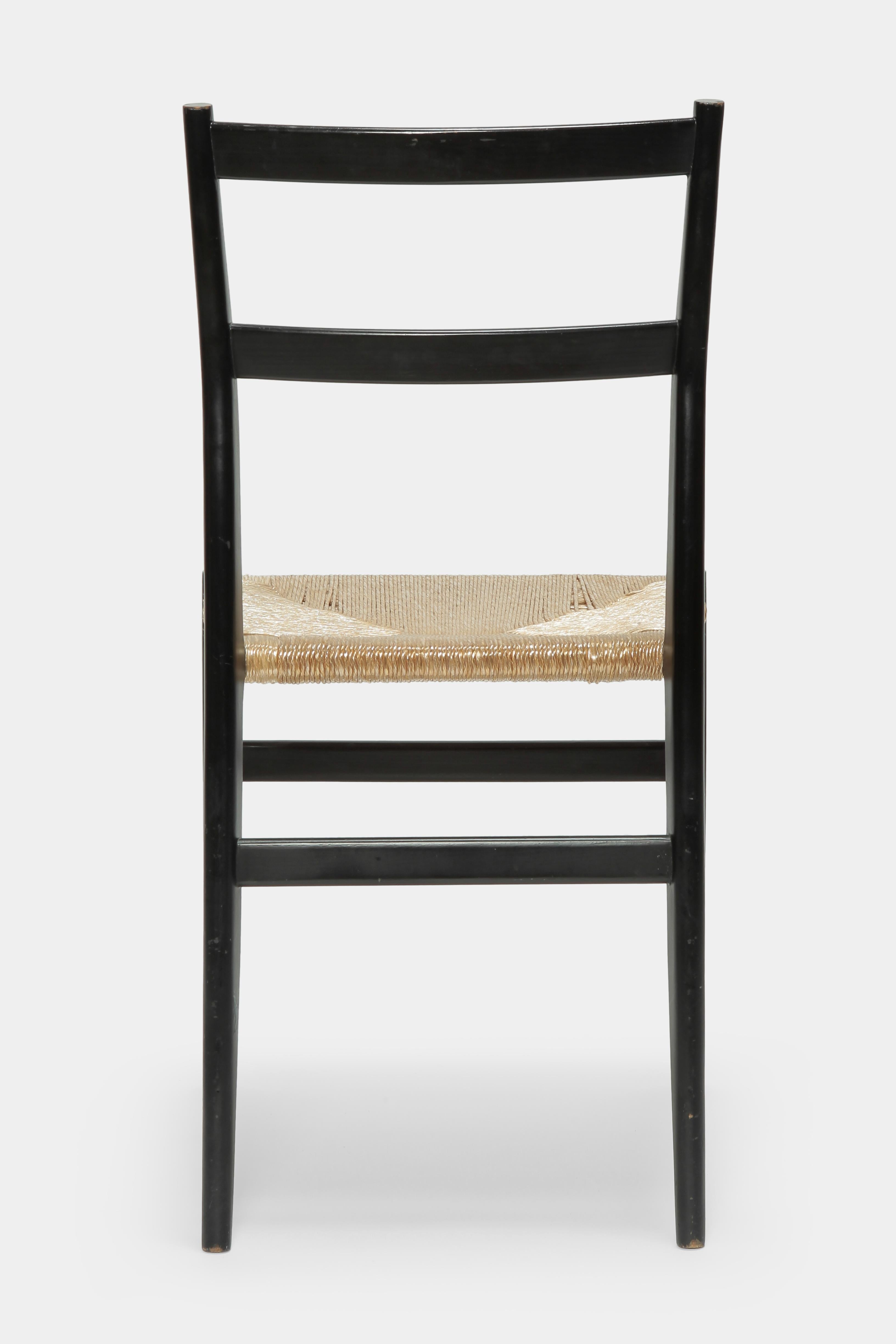 Mid-Century Modern Gio Ponti Leggera Chair Cassina, 1960s