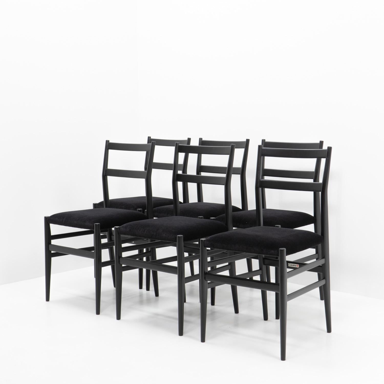 Gio Ponti, Sedia Leggera per Cassina, anni '70 - Set di sei in vendita 7