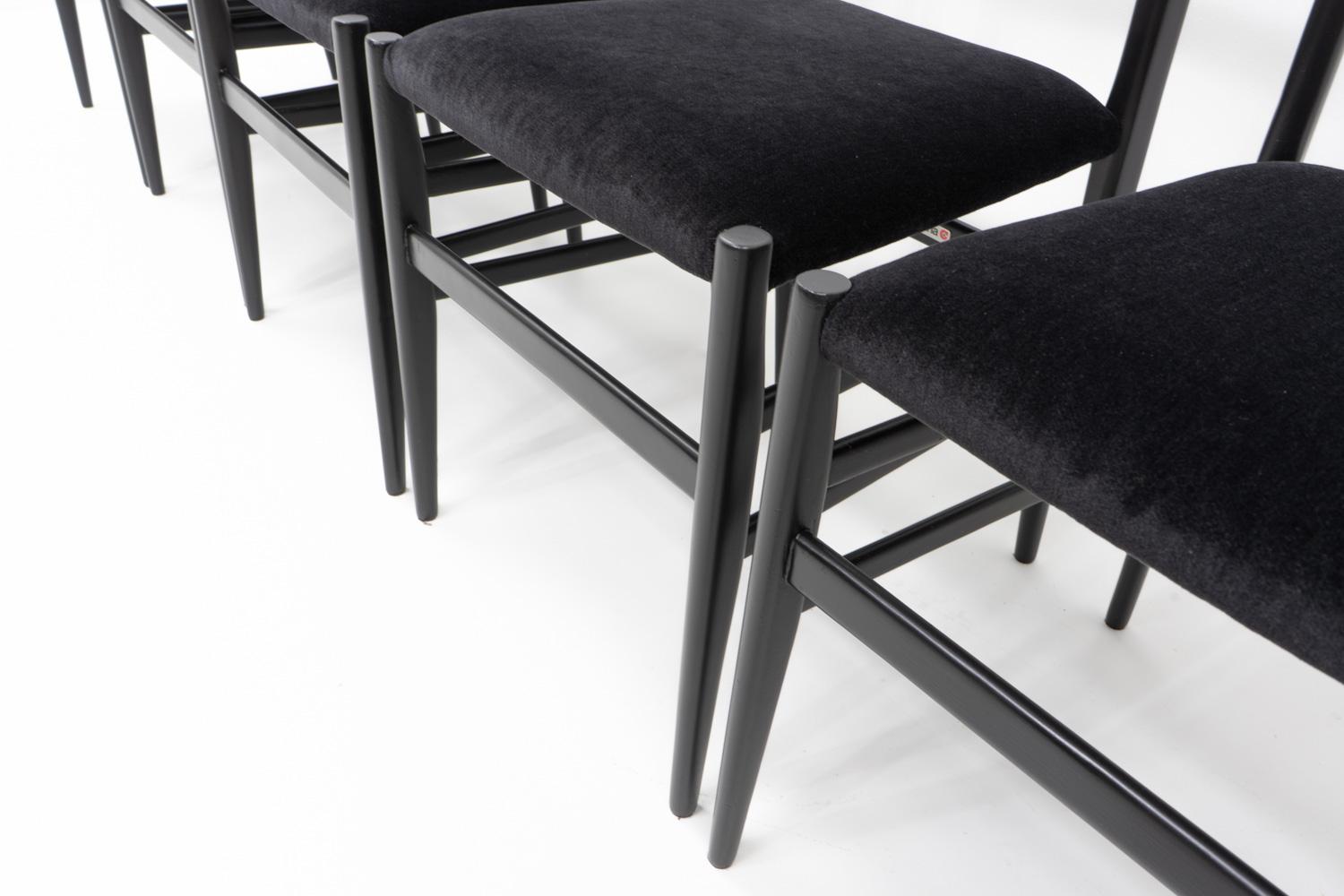Gio Ponti, Sedia Leggera per Cassina, anni '70 - Set di sei in vendita 2