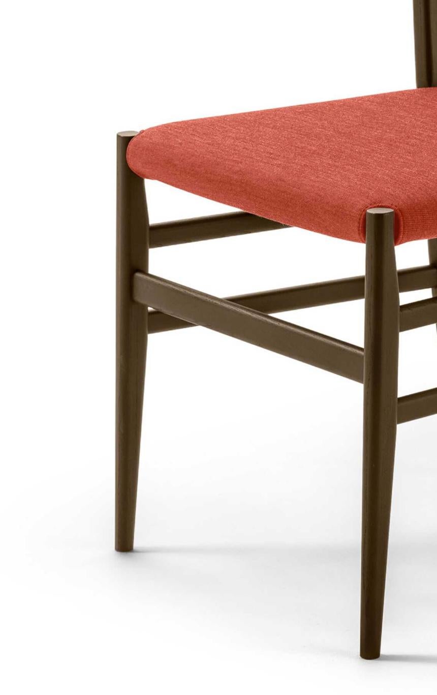 Walnut Gio Ponti Leggera Chair For Cassina For Sale