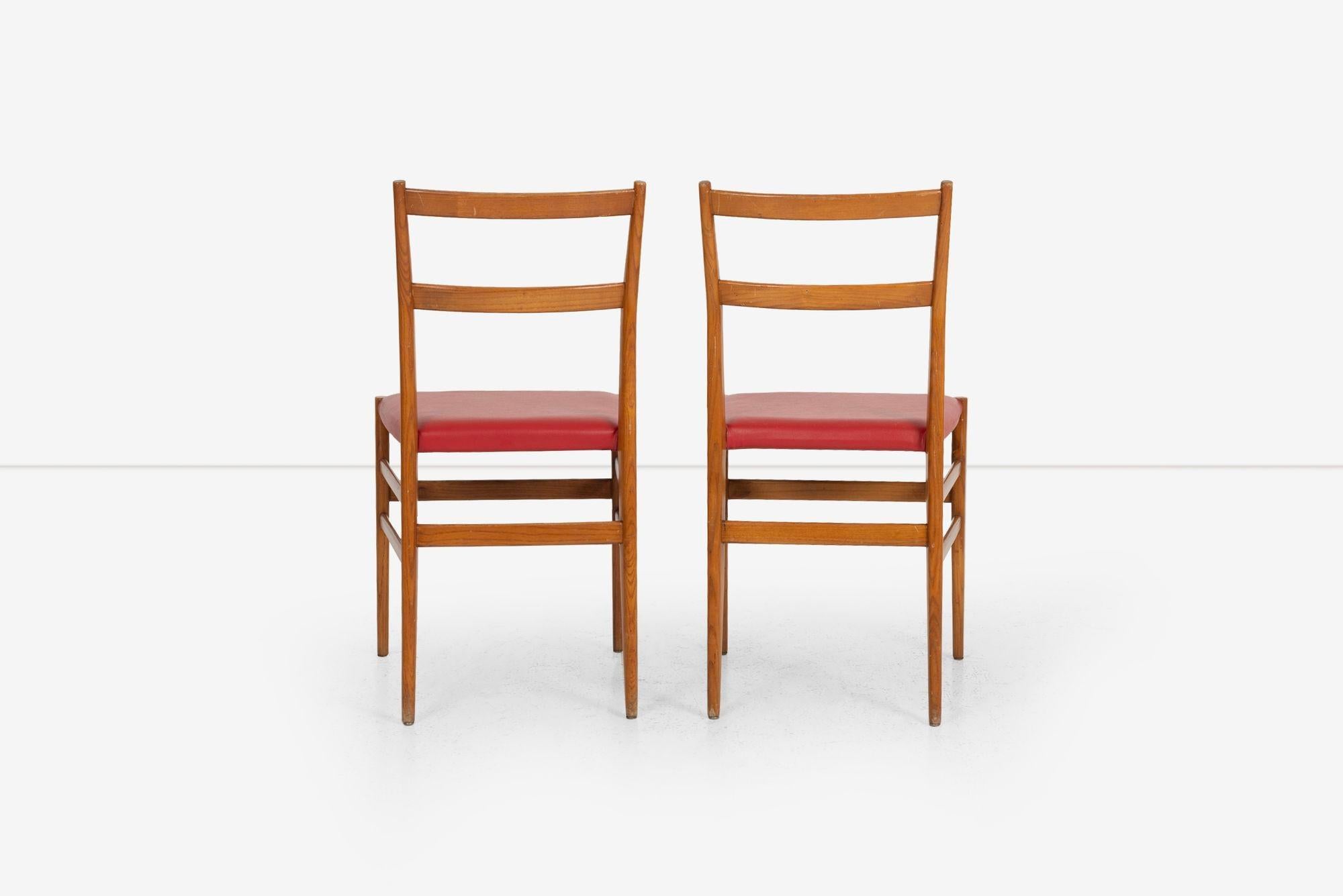 Gio Ponti Leggera Set di dieci sedie per Cassina in vendita 2