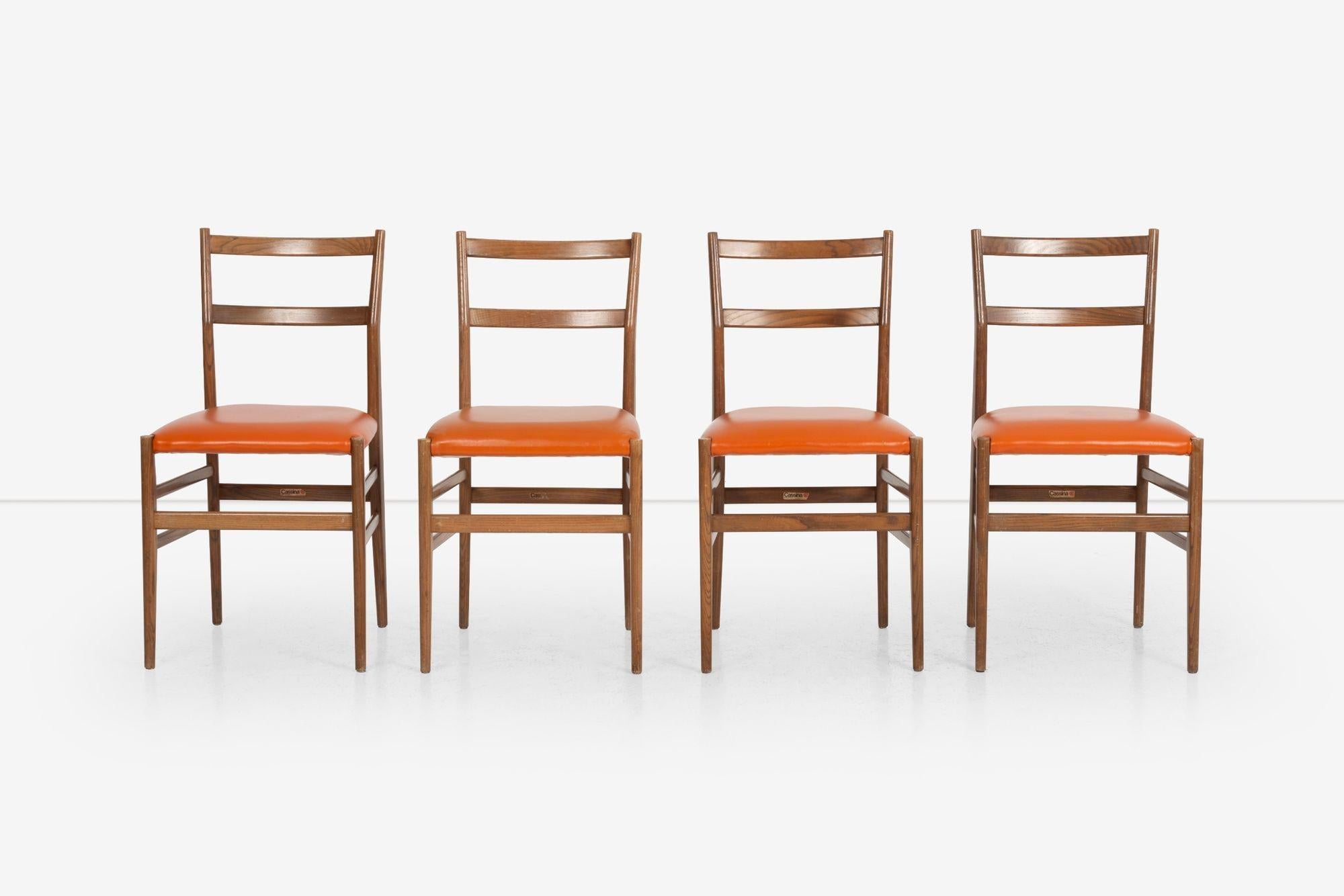 Gio Ponti Leggera Set di dieci sedie per Cassina in vendita 3